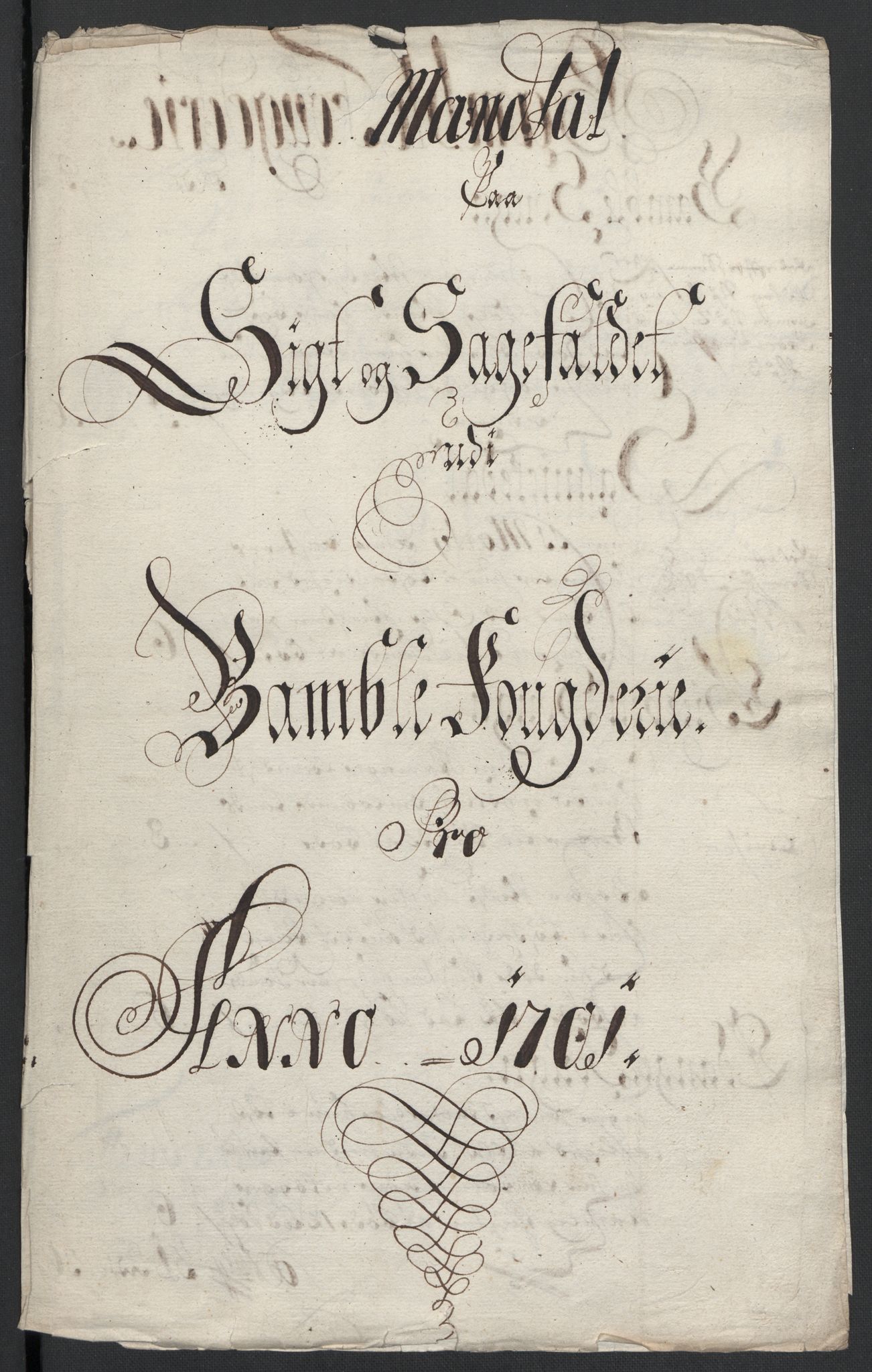 Rentekammeret inntil 1814, Reviderte regnskaper, Fogderegnskap, AV/RA-EA-4092/R36/L2105: Fogderegnskap Øvre og Nedre Telemark og Bamble, 1701, s. 146