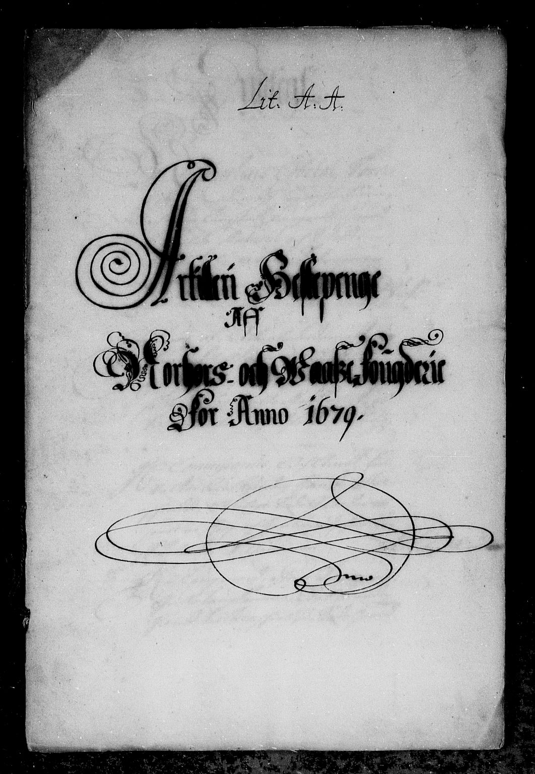 Rentekammeret inntil 1814, Reviderte regnskaper, Stiftamtstueregnskaper, Bergen stiftamt, RA/EA-6043/R/Rc/L0054: Bergen stiftamt, 1679