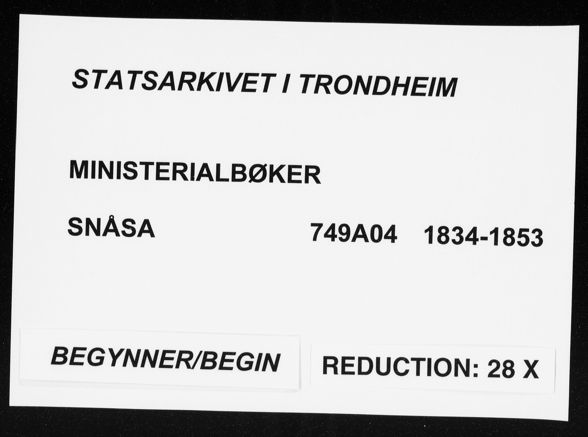 Ministerialprotokoller, klokkerbøker og fødselsregistre - Nord-Trøndelag, SAT/A-1458/749/L0470: Ministerialbok nr. 749A04, 1834-1853