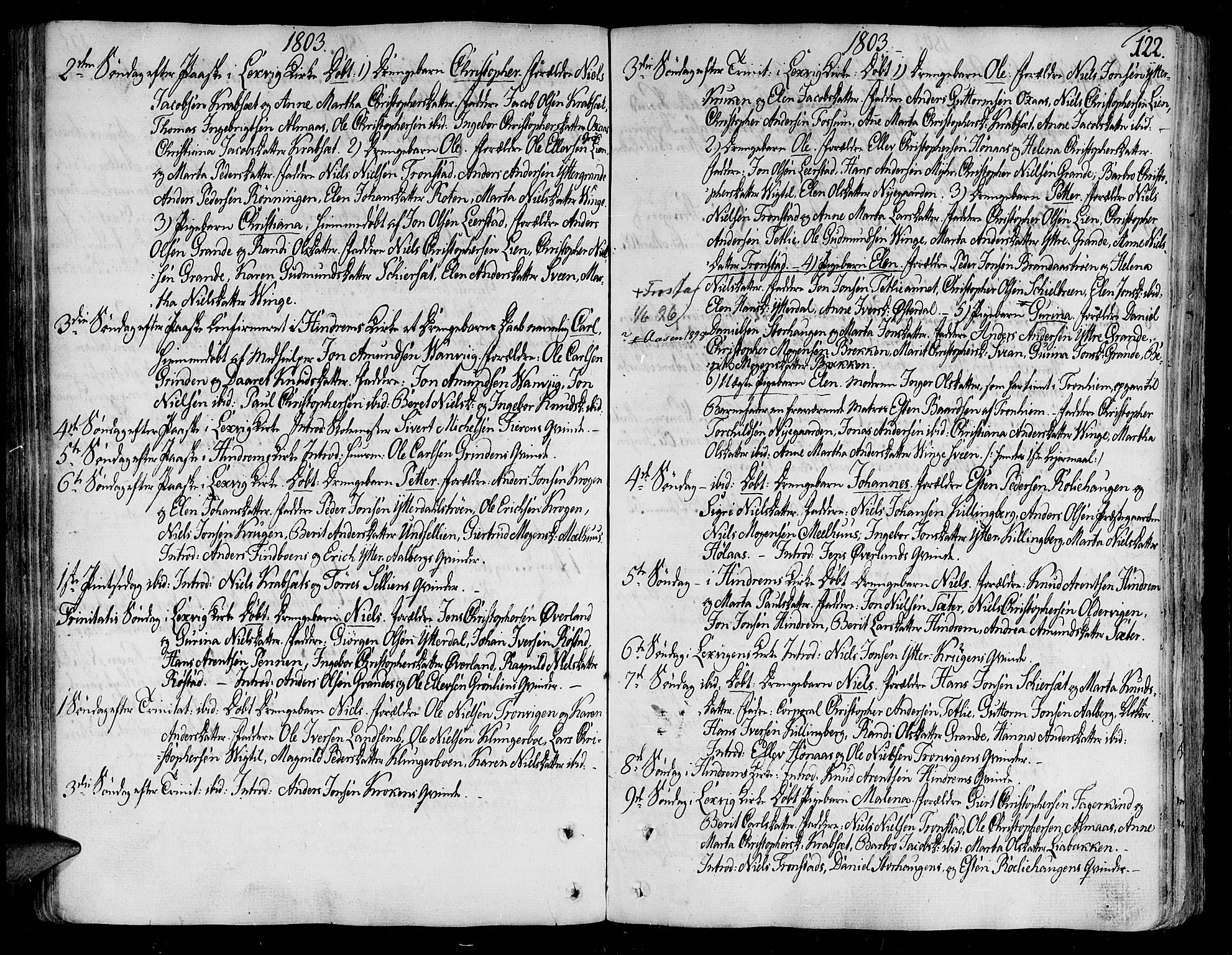 Ministerialprotokoller, klokkerbøker og fødselsregistre - Nord-Trøndelag, AV/SAT-A-1458/701/L0004: Ministerialbok nr. 701A04, 1783-1816, s. 122