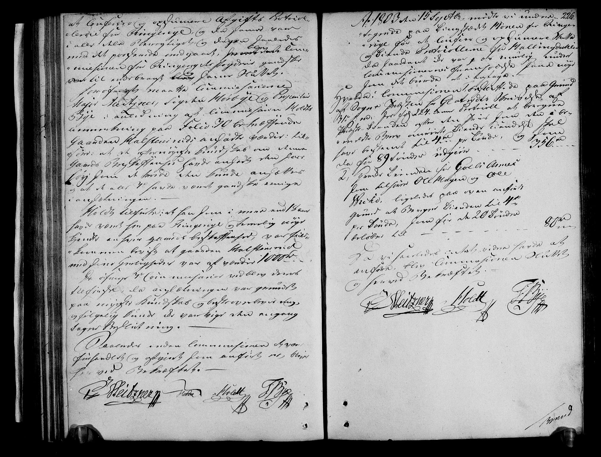 Rentekammeret inntil 1814, Realistisk ordnet avdeling, RA/EA-4070/N/Ne/Nea/L0044: Ringerike og Hallingdal fogderi. Deliberasjonsprotokoll, 1803, s. 231