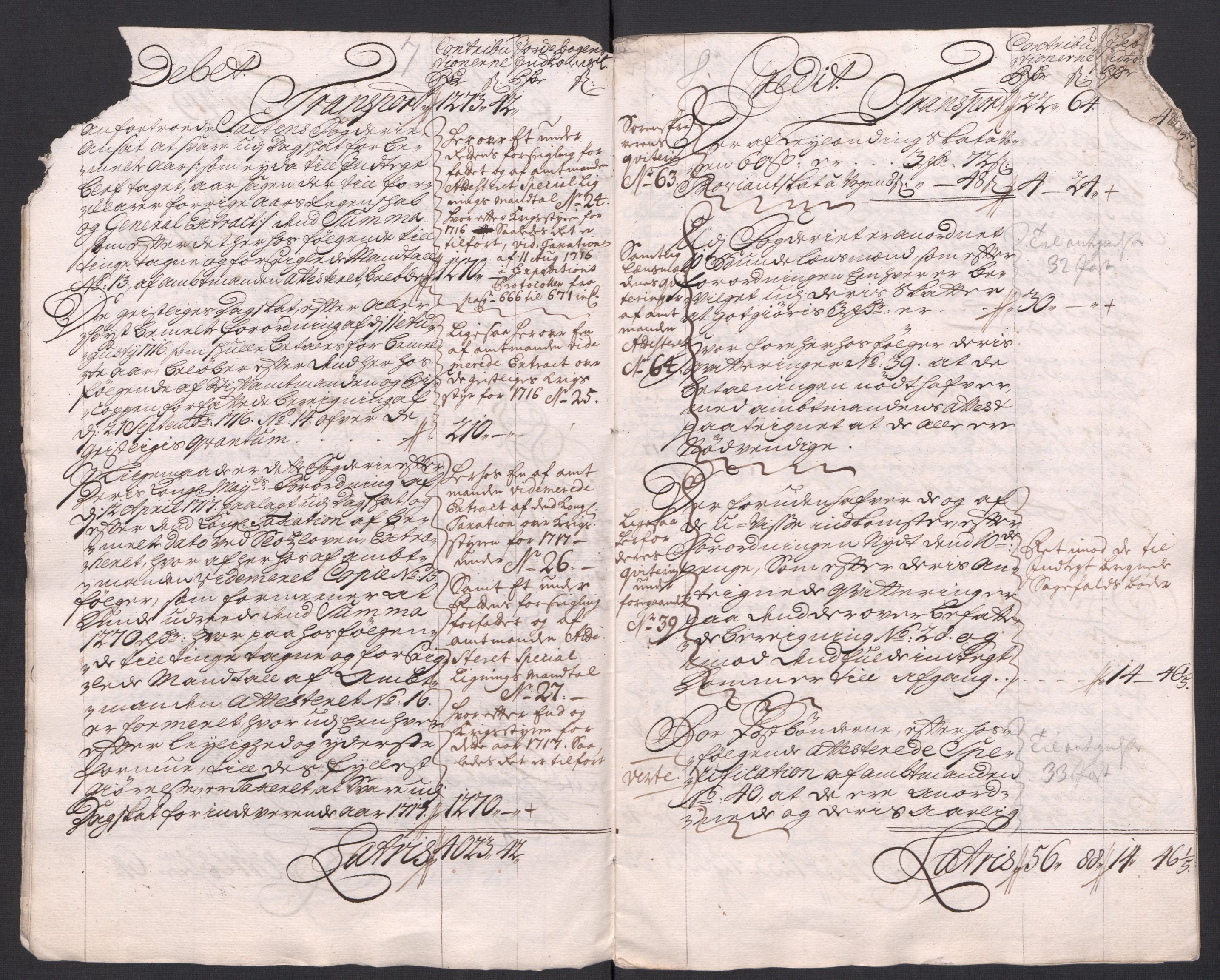 Rentekammeret inntil 1814, Reviderte regnskaper, Fogderegnskap, AV/RA-EA-4092/R66/L4587: Fogderegnskap Salten, 1717, s. 10