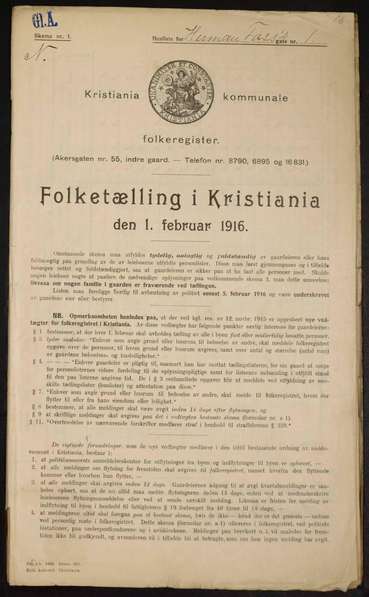 OBA, Kommunal folketelling 1.2.1916 for Kristiania, 1916, s. 39159