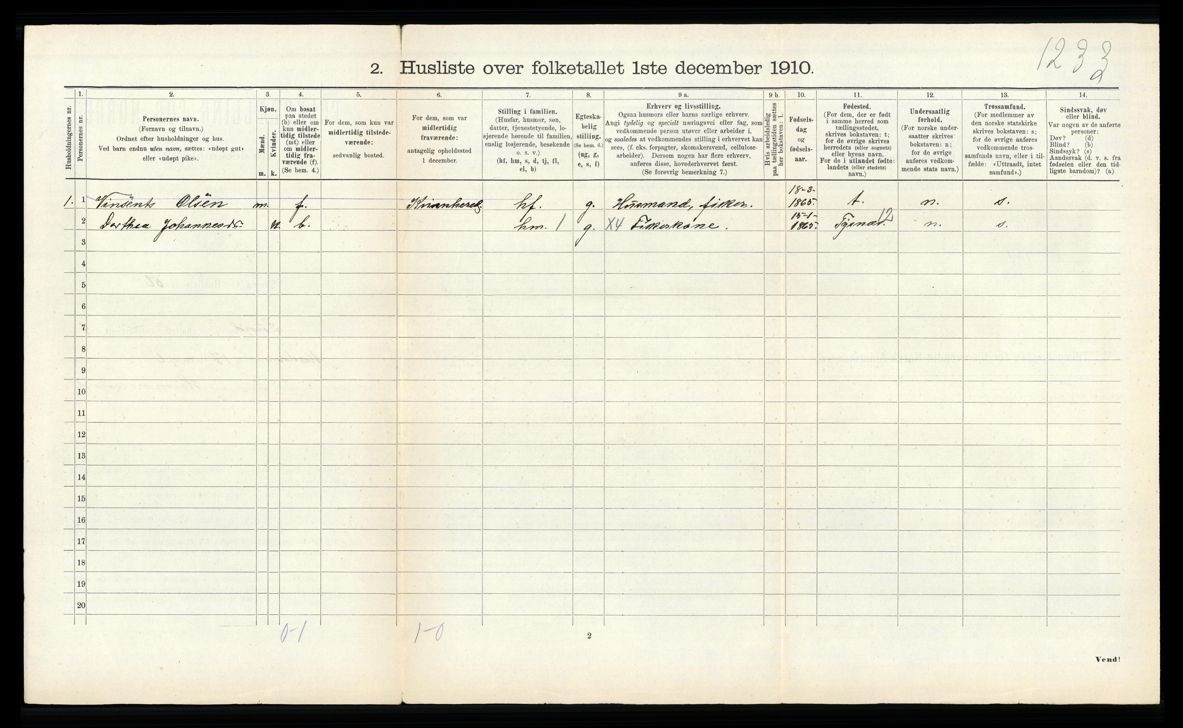 RA, Folketelling 1910 for 1245 Sund herred, 1910, s. 439