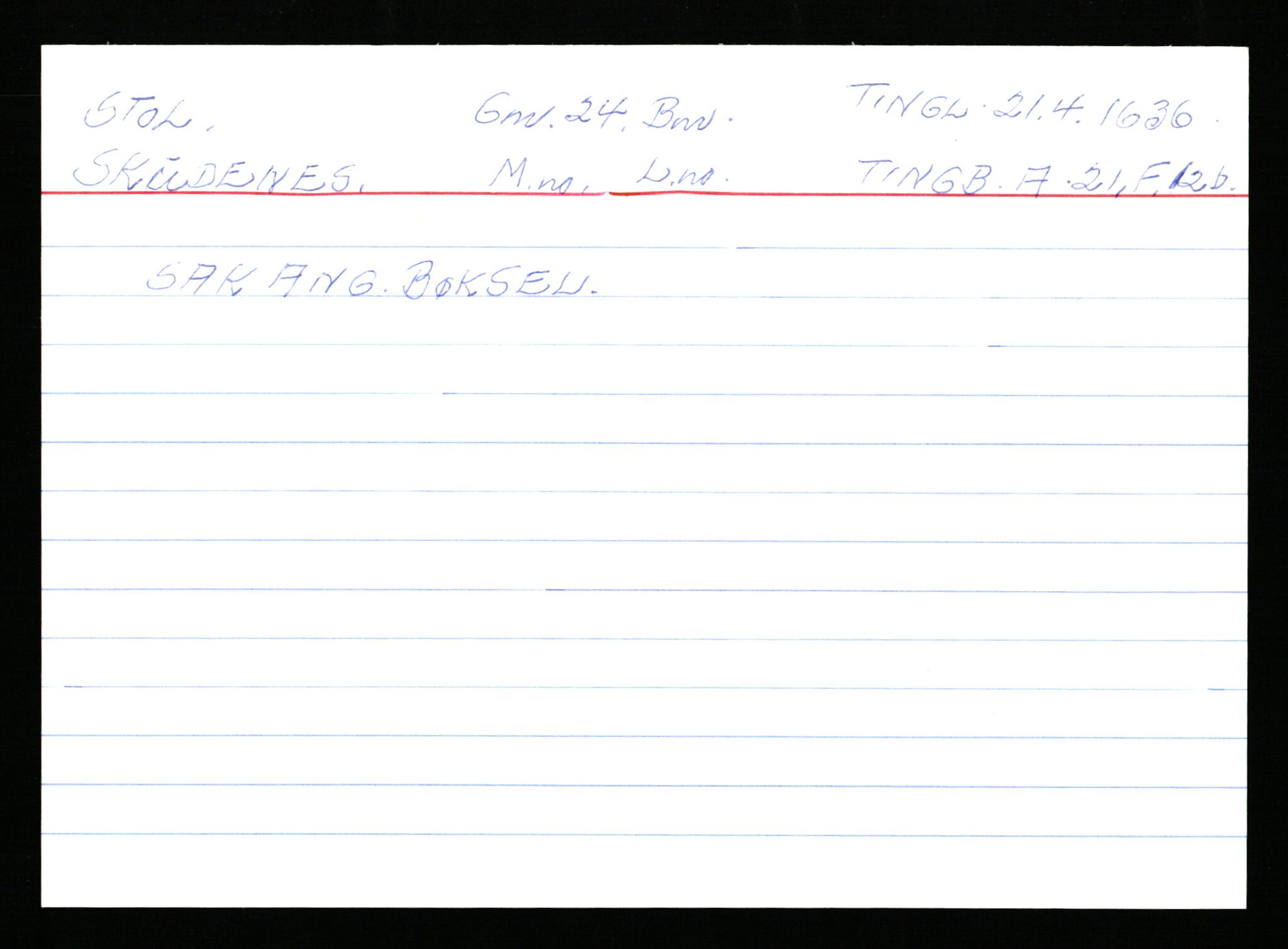 Statsarkivet i Stavanger, AV/SAST-A-101971/03/Y/Ym/L0056: Åstedskort sortert etter gårdsnavn: Stokkeland - Sund, 1600-1950, s. 36