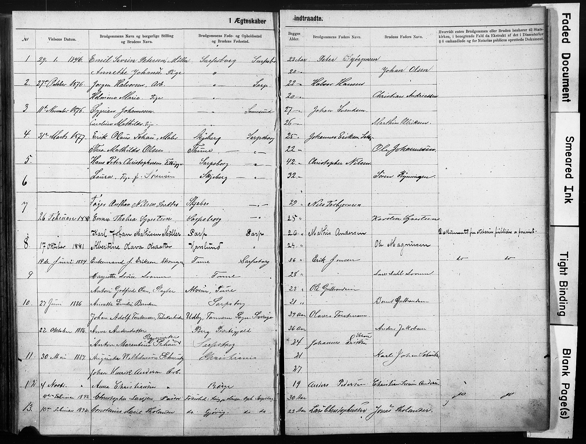 Sarpsborg metodistkirke, AV/SAO-PAO-0233/A/L0003: Dissenterprotokoll nr. 3, 1856-1893