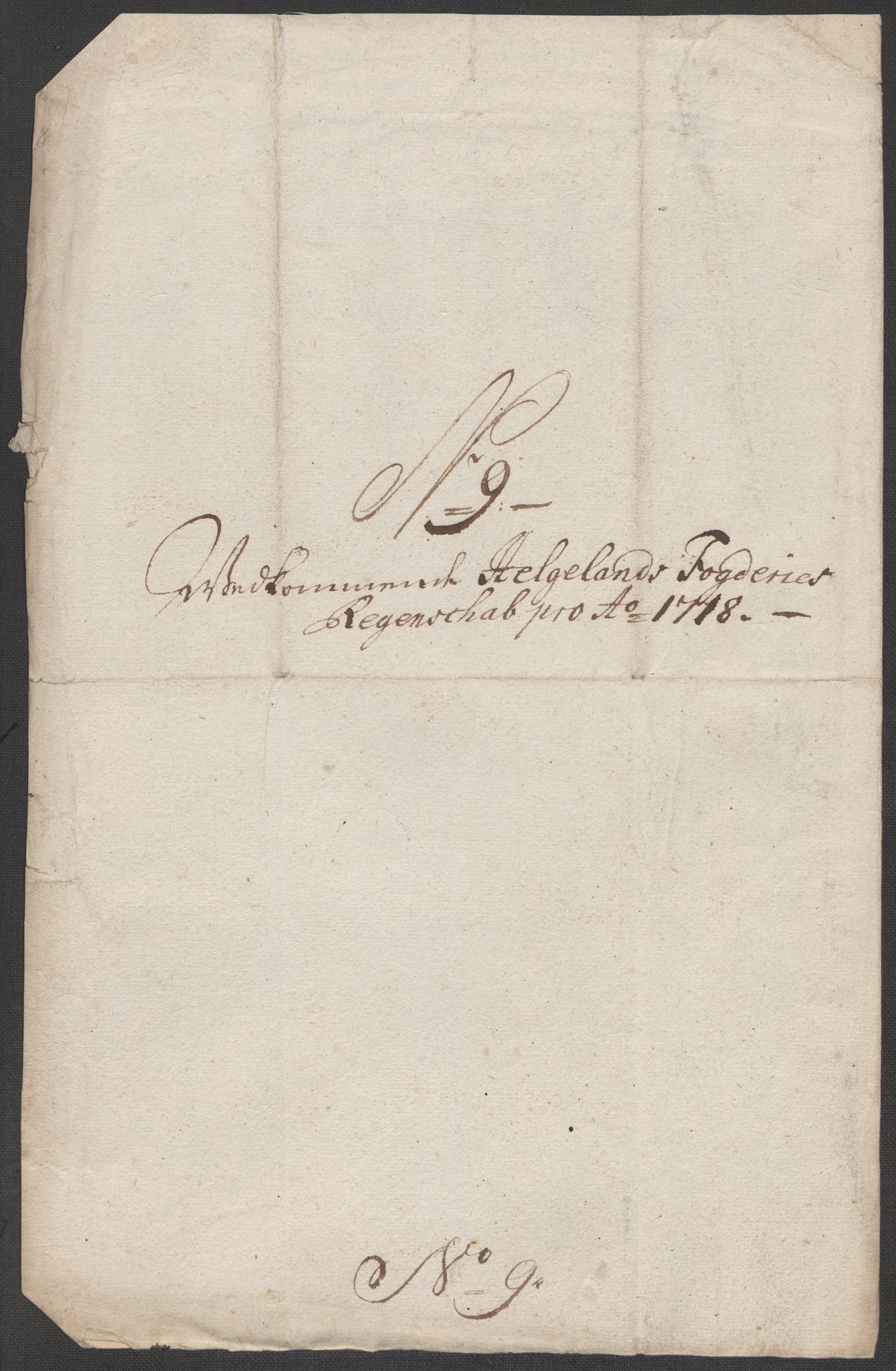Rentekammeret inntil 1814, Reviderte regnskaper, Fogderegnskap, RA/EA-4092/R65/L4516: Fogderegnskap Helgeland, 1718, s. 131