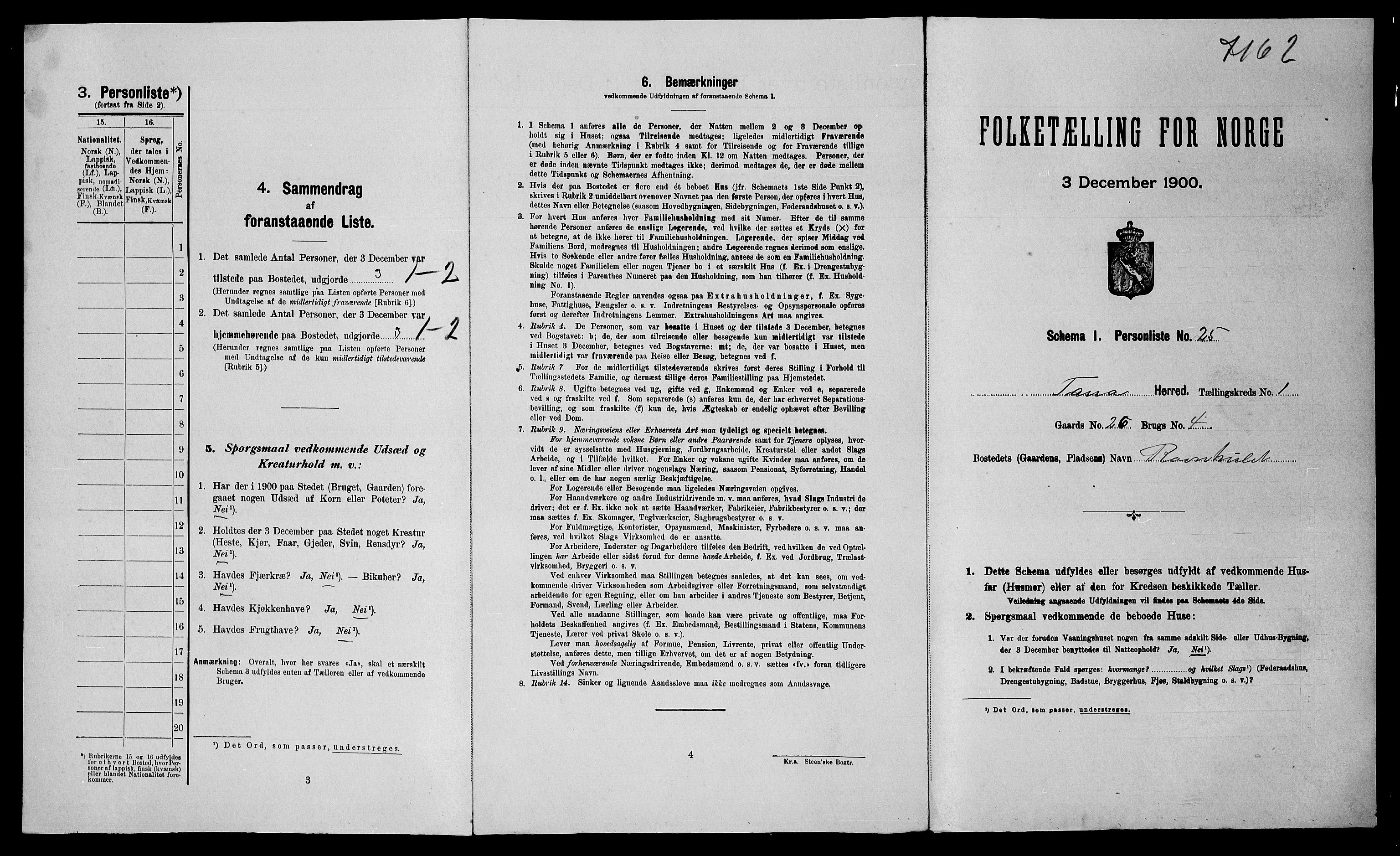SATØ, Folketelling 1900 for 2025 Tana herred, 1900, s. 70