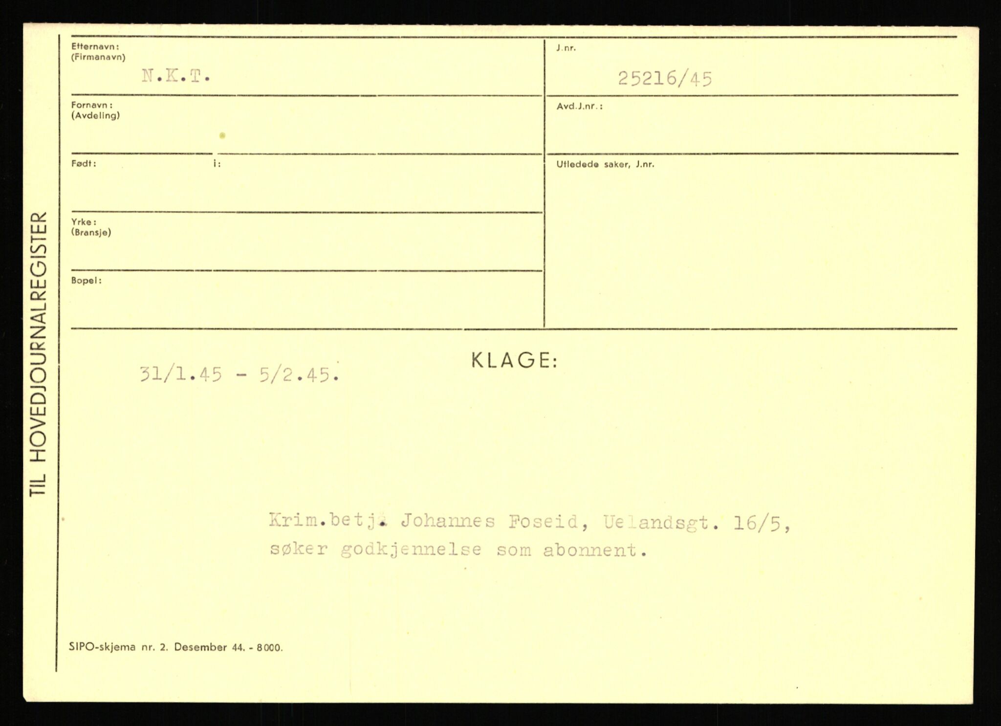 Statspolitiet - Hovedkontoret / Osloavdelingen, AV/RA-S-1329/C/Ca/L0011: Molberg - Nøstvold, 1943-1945, s. 3477