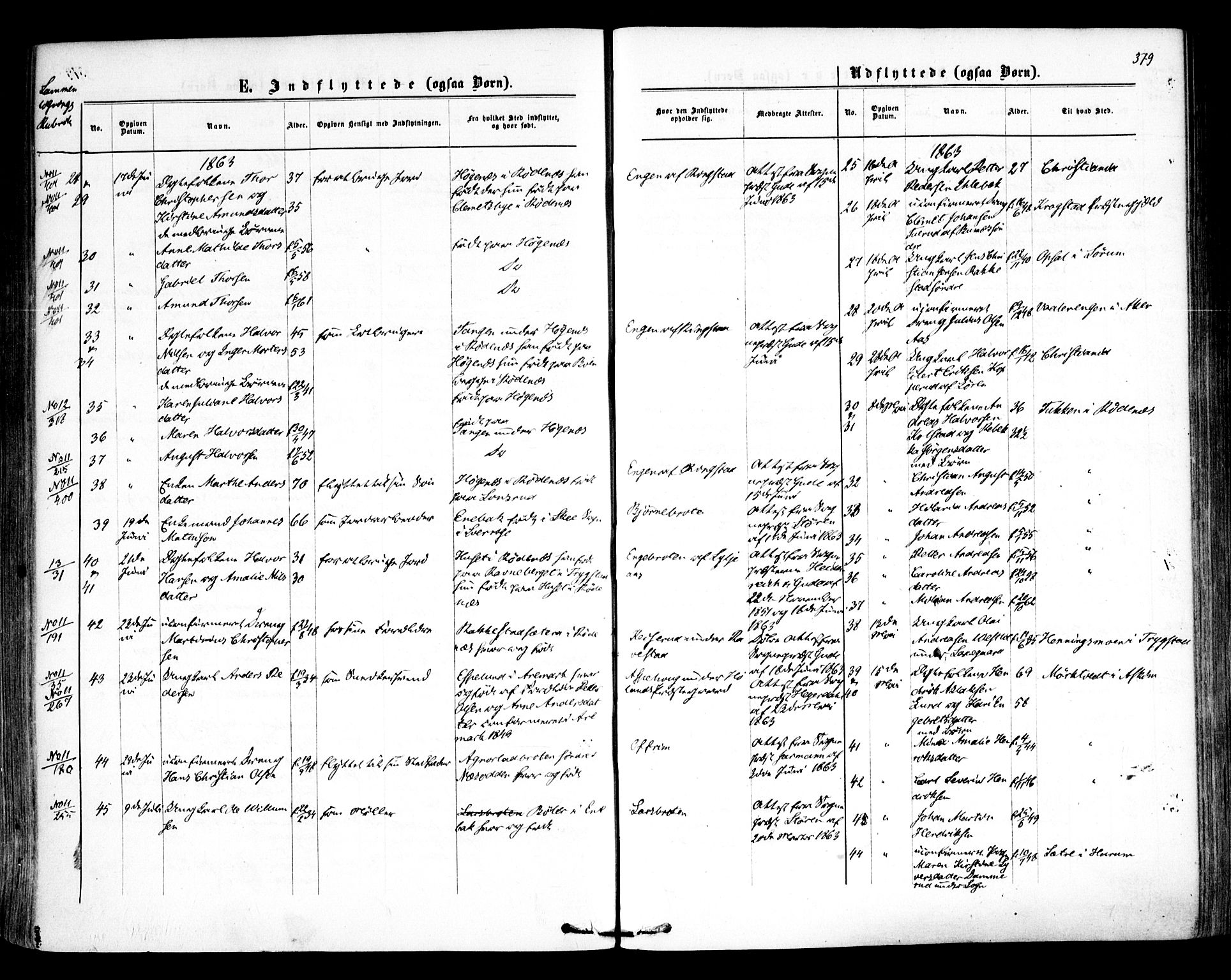 Høland prestekontor Kirkebøker, SAO/A-10346a/F/Fa/L0011: Ministerialbok nr. I 11, 1862-1869, s. 379