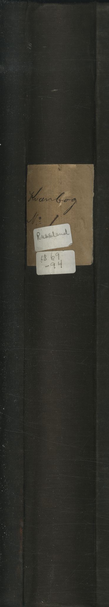 Brodtkorb handel A/S, VAMU/A-0001/F/Fc/L0001/0001: Konto for kvener og nordmenn på Kolahalvøya  / Conto for Kvæner og Nordmænd paa Russefinmarken No 1, 1868-1894