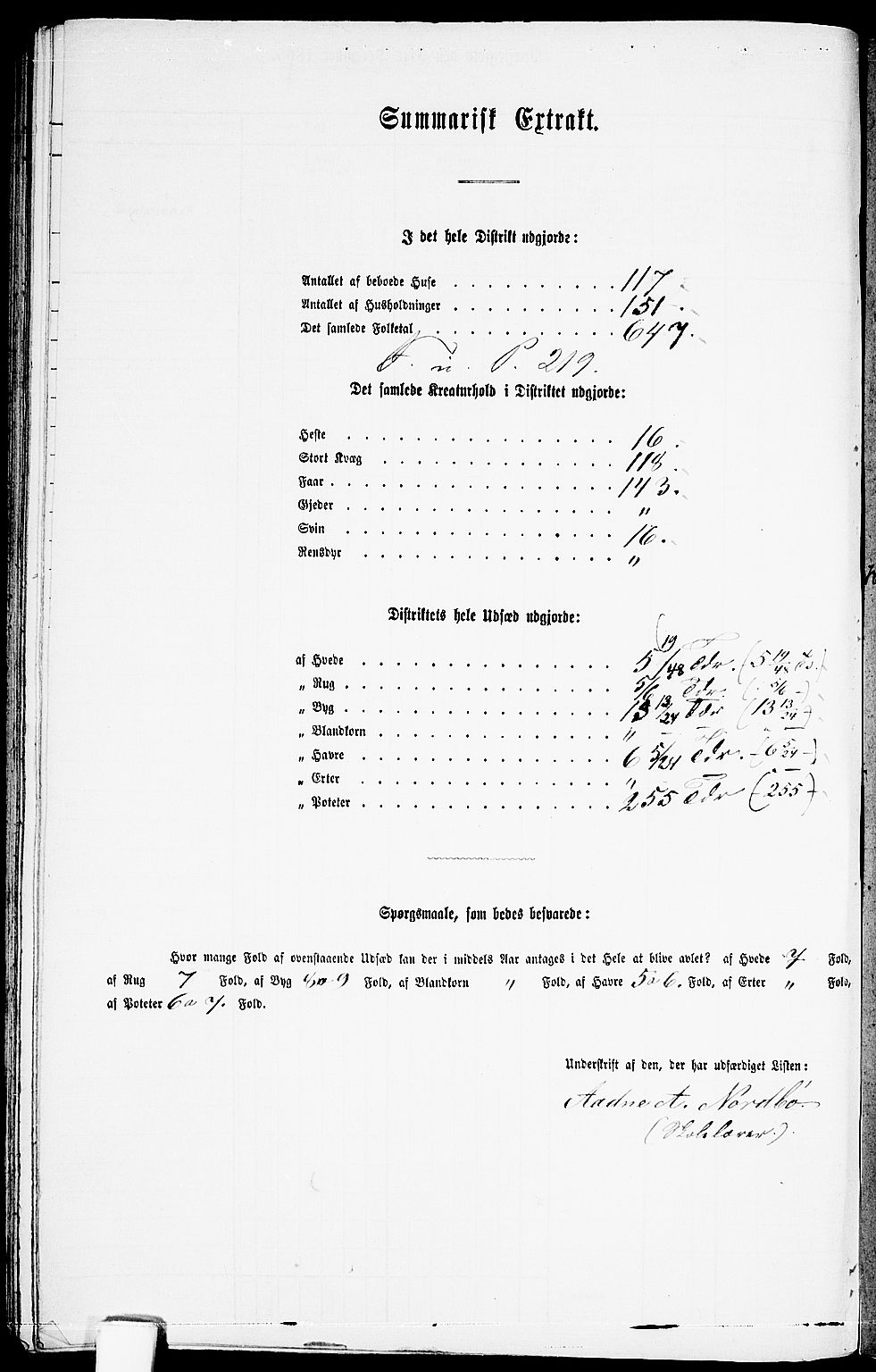 RA, Folketelling 1865 for 0913L Risør prestegjeld, Søndeled sokn, 1865, s. 127