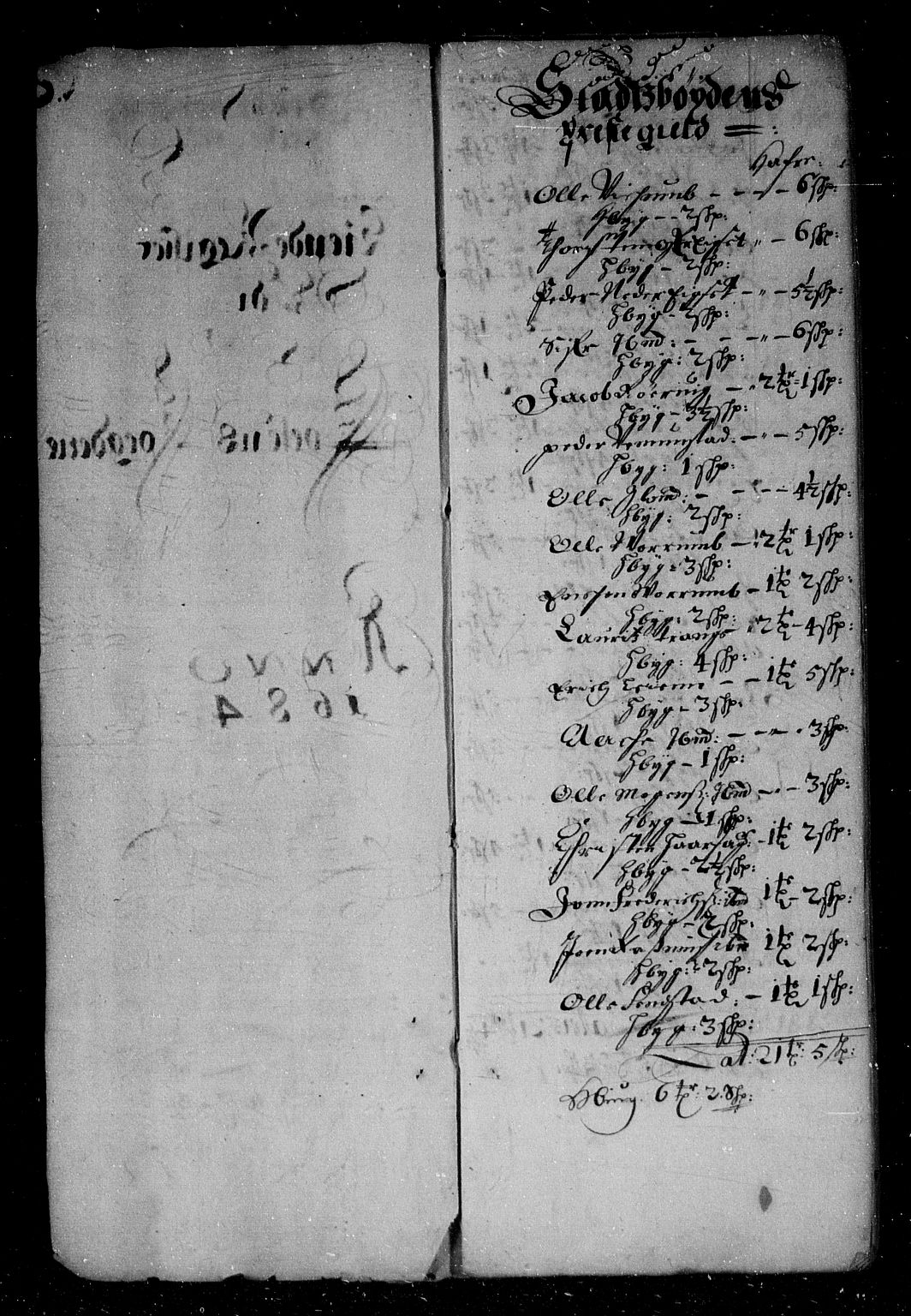 Rentekammeret inntil 1814, Reviderte regnskaper, Stiftamtstueregnskaper, Trondheim stiftamt og Nordland amt, RA/EA-6044/R/Rg/L0076: Trondheim stiftamt og Nordland amt, 1684