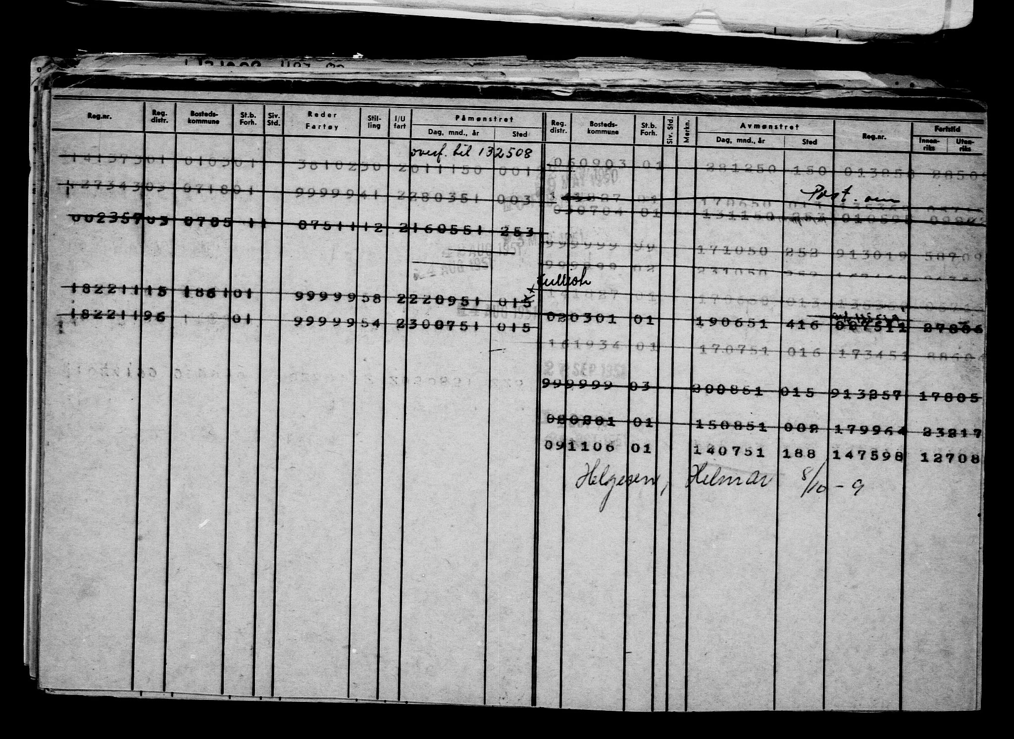 Direktoratet for sjømenn, AV/RA-S-3545/G/Gb/L0086: Hovedkort, 1909, s. 115