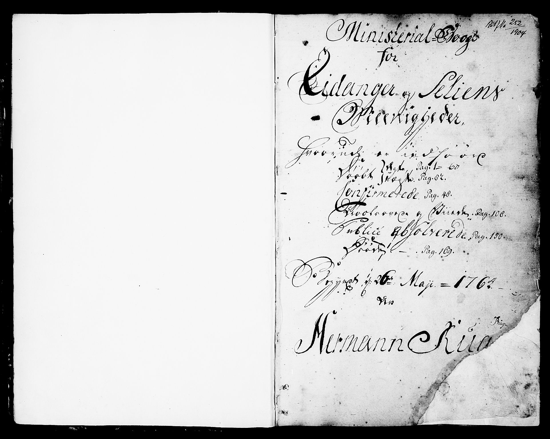 Eidanger kirkebøker, SAKO/A-261/F/Fa/L0006: Ministerialbok nr. 6, 1764-1814
