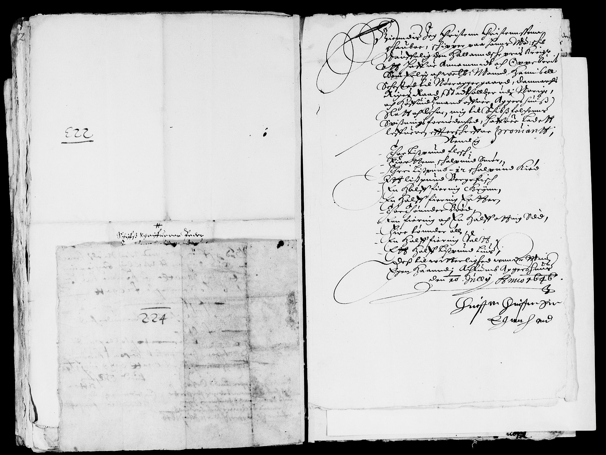 Rentekammeret inntil 1814, Reviderte regnskaper, Lensregnskaper, AV/RA-EA-5023/R/Rb/Rba/L0185: Akershus len, 1645-1646