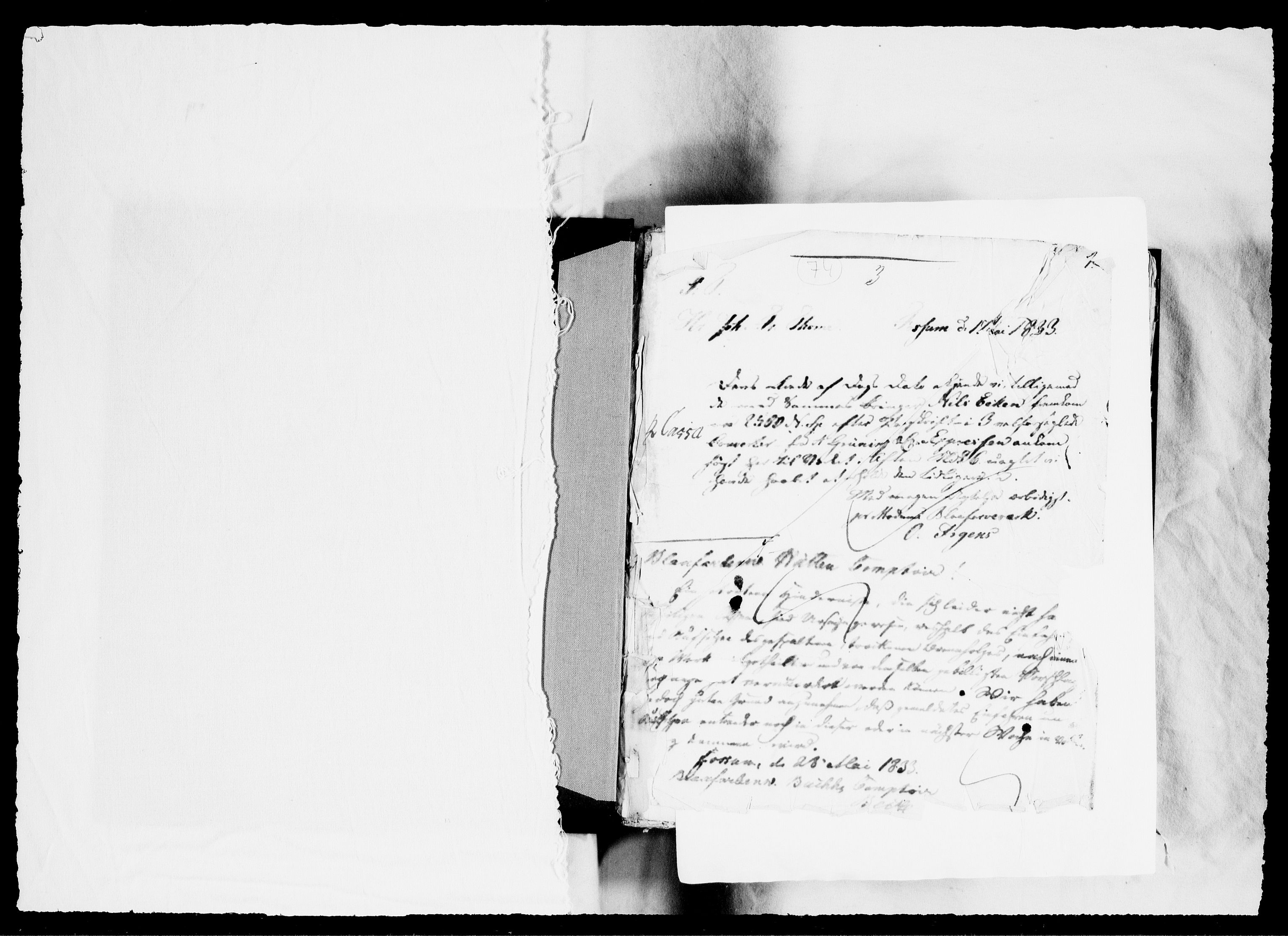 Modums Blaafarveværk, AV/RA-PA-0157/G/Gb/L0074/0001: -- / Kopibok, ført ved Bokholderkontoret, 1833-1834, s. 2