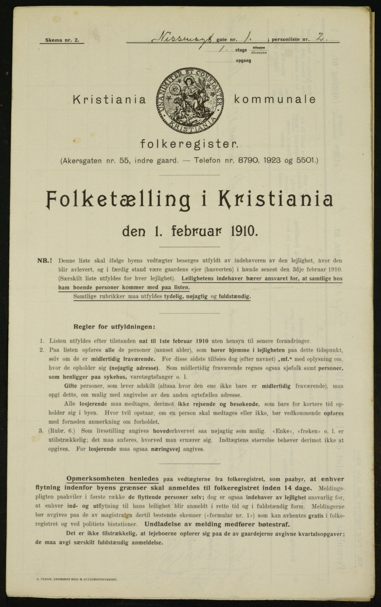 OBA, Kommunal folketelling 1.2.1910 for Kristiania, 1910, s. 68693
