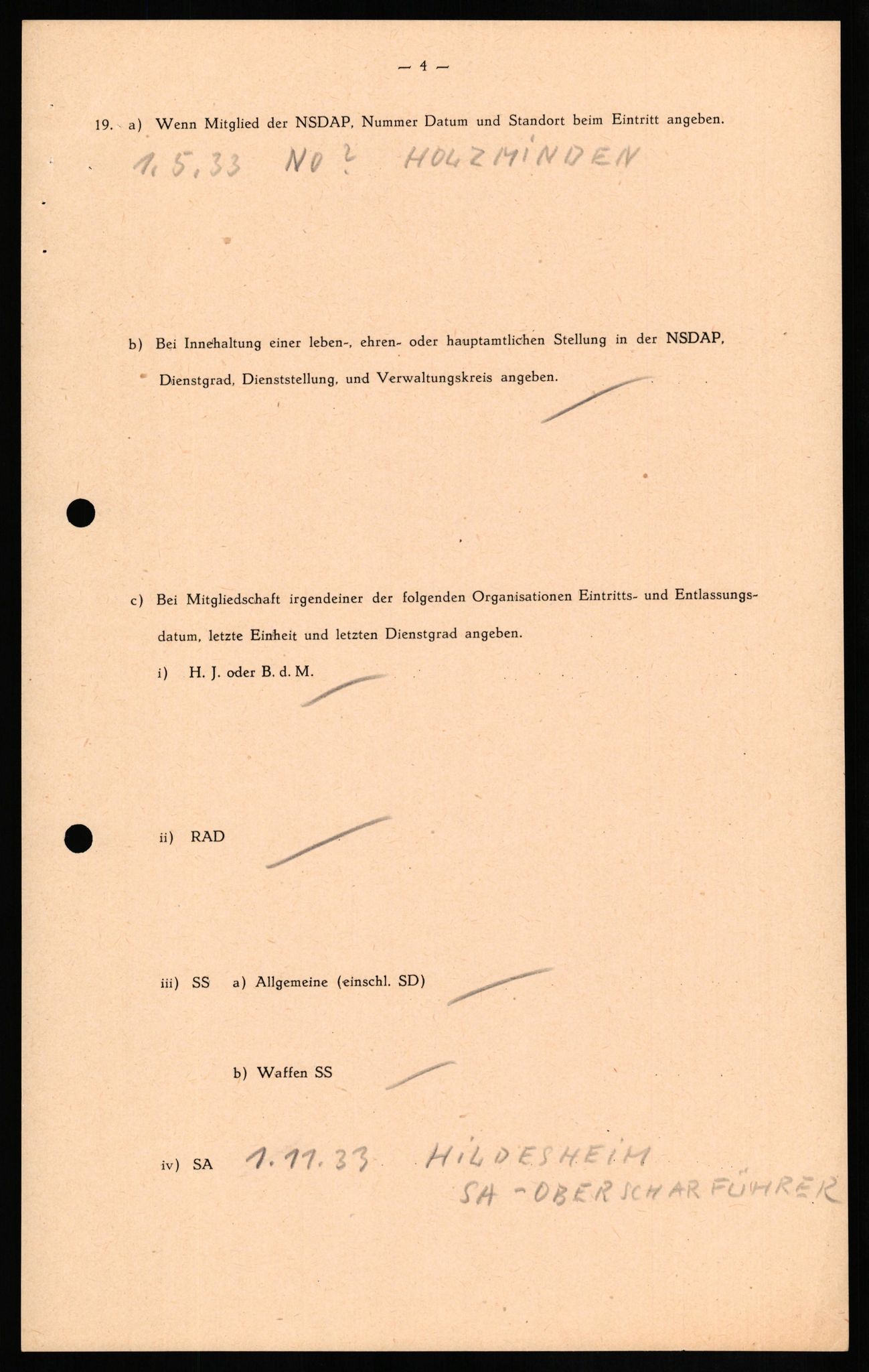 Forsvaret, Forsvarets overkommando II, AV/RA-RAFA-3915/D/Db/L0024: CI Questionaires. Tyske okkupasjonsstyrker i Norge. Tyskere., 1945-1946, s. 470