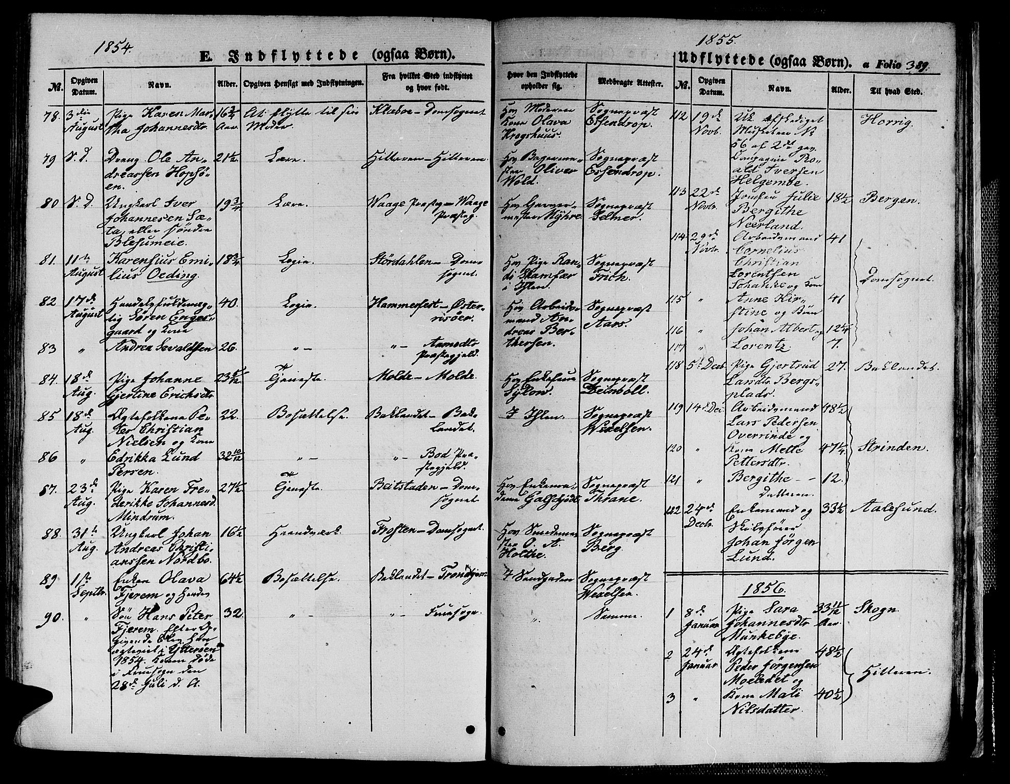 Ministerialprotokoller, klokkerbøker og fødselsregistre - Sør-Trøndelag, SAT/A-1456/602/L0137: Klokkerbok nr. 602C05, 1846-1856, s. 389