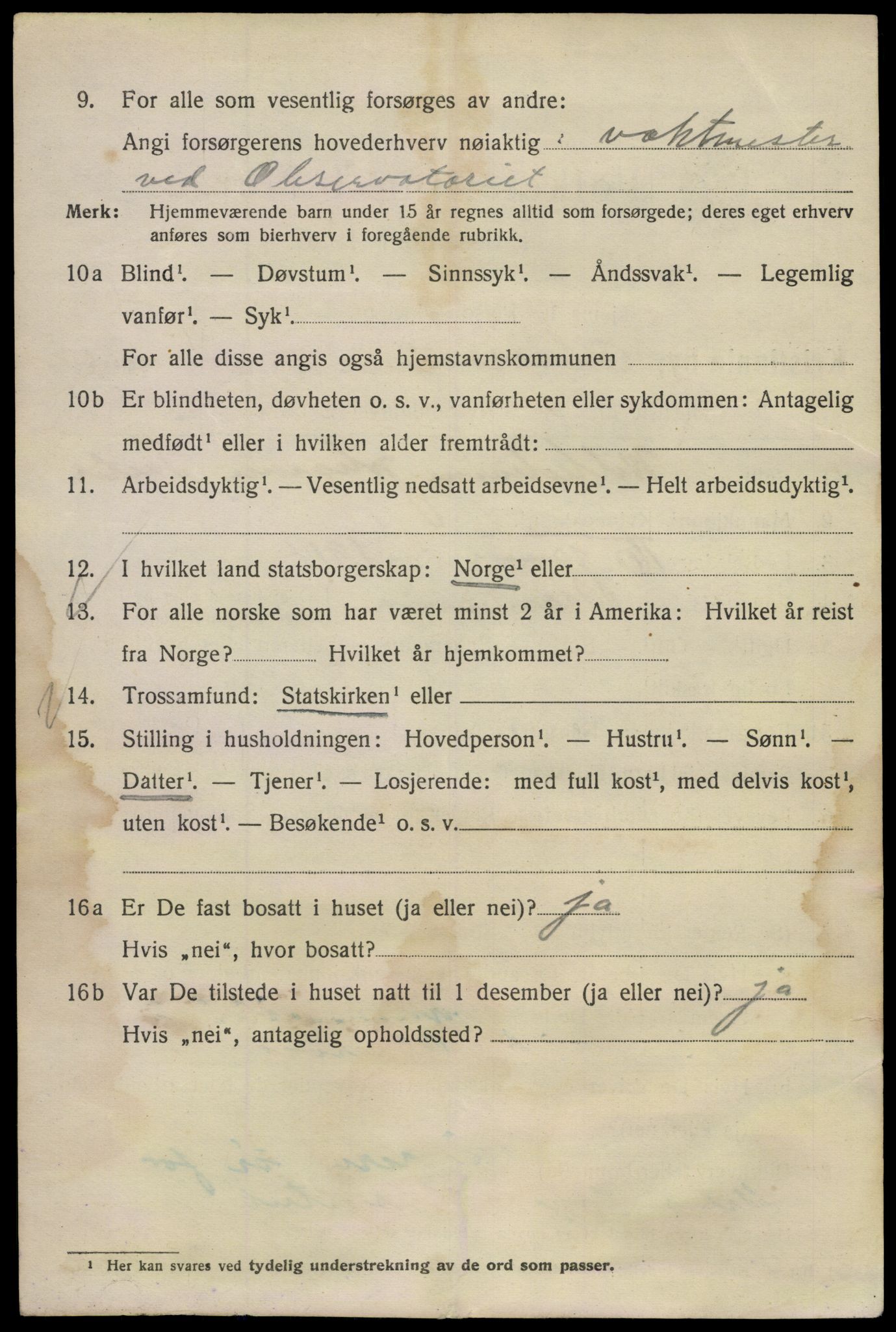 SAO, Folketelling 1920 for 0301 Kristiania kjøpstad, 1920, s. 428084