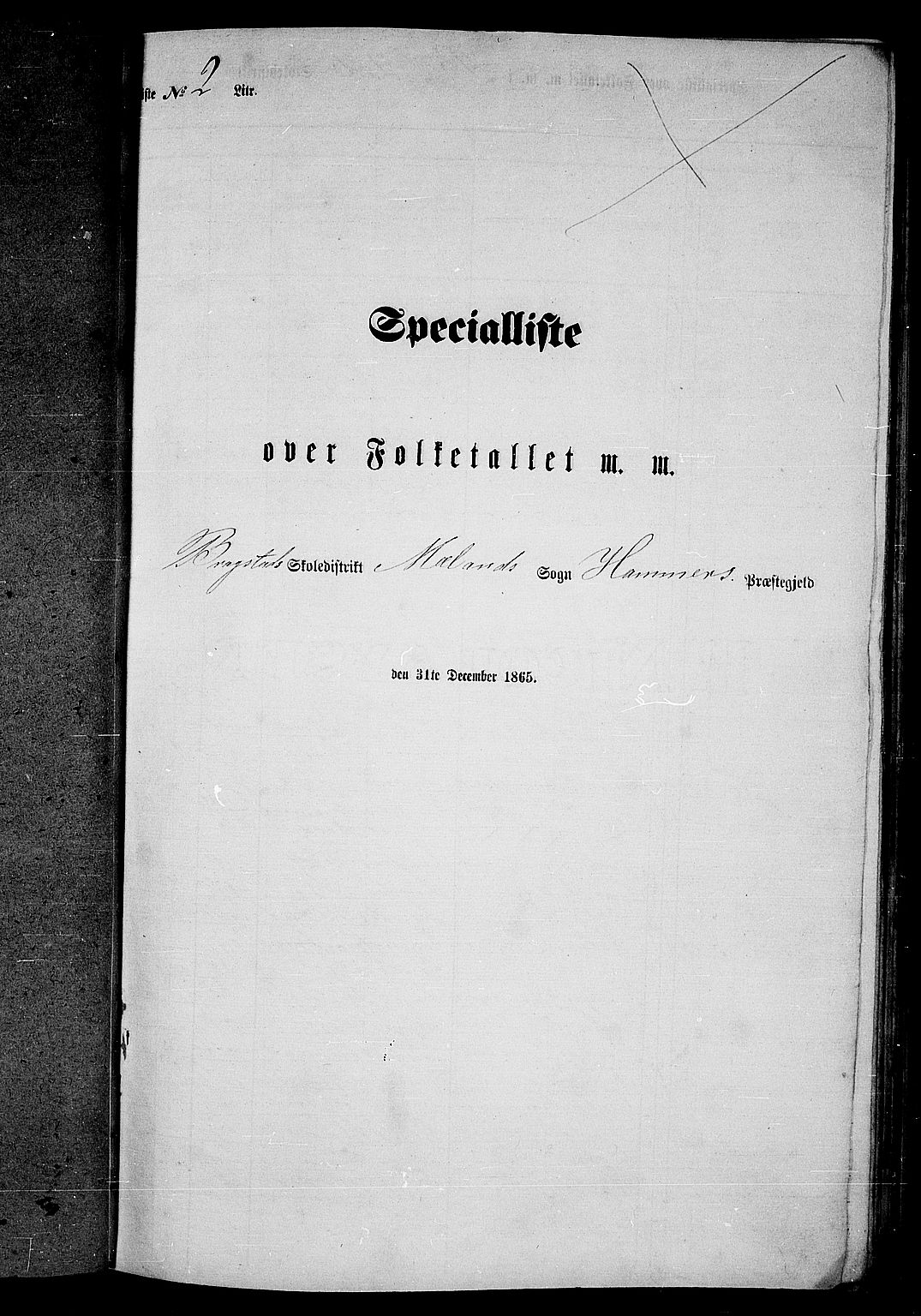 RA, Folketelling 1865 for 1254P Hamre prestegjeld, 1865, s. 24
