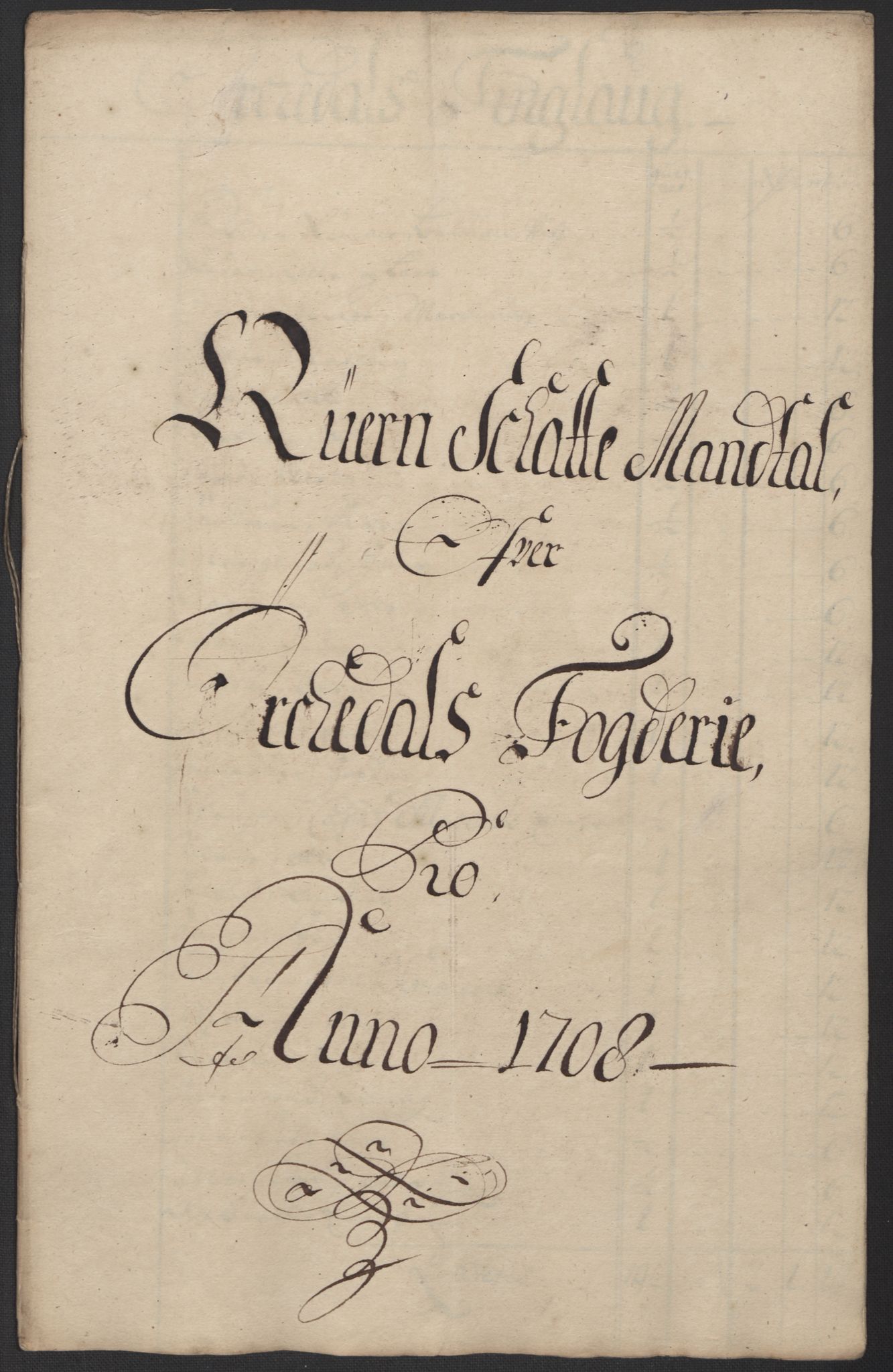 Rentekammeret inntil 1814, Reviderte regnskaper, Fogderegnskap, RA/EA-4092/R60/L3958: Fogderegnskap Orkdal og Gauldal, 1708, s. 225