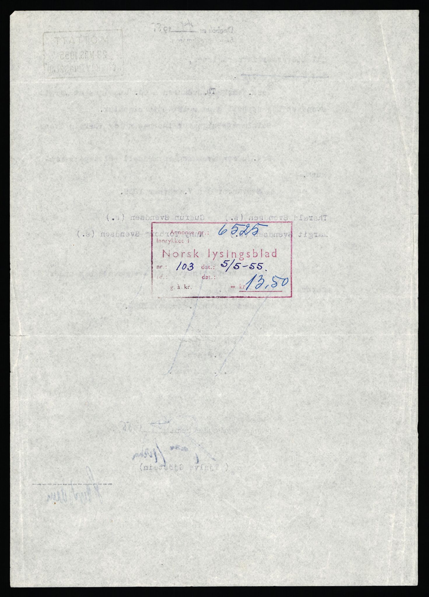 Stavanger byfogd, AV/SAST-A-101408/002/J/Jd/Jde/L0002: Registreringsmeldinger og bilag. Enkeltmannsforetak, 351-750, 1905-1987, s. 123