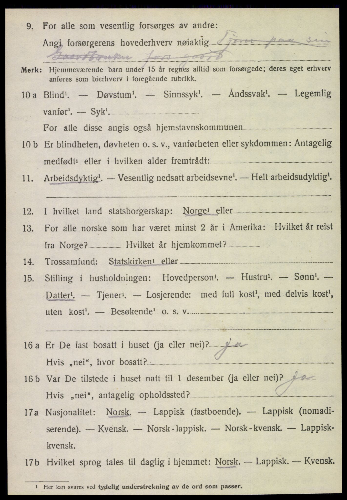 SAT, Folketelling 1920 for 1841 Fauske herred, 1920, s. 17003