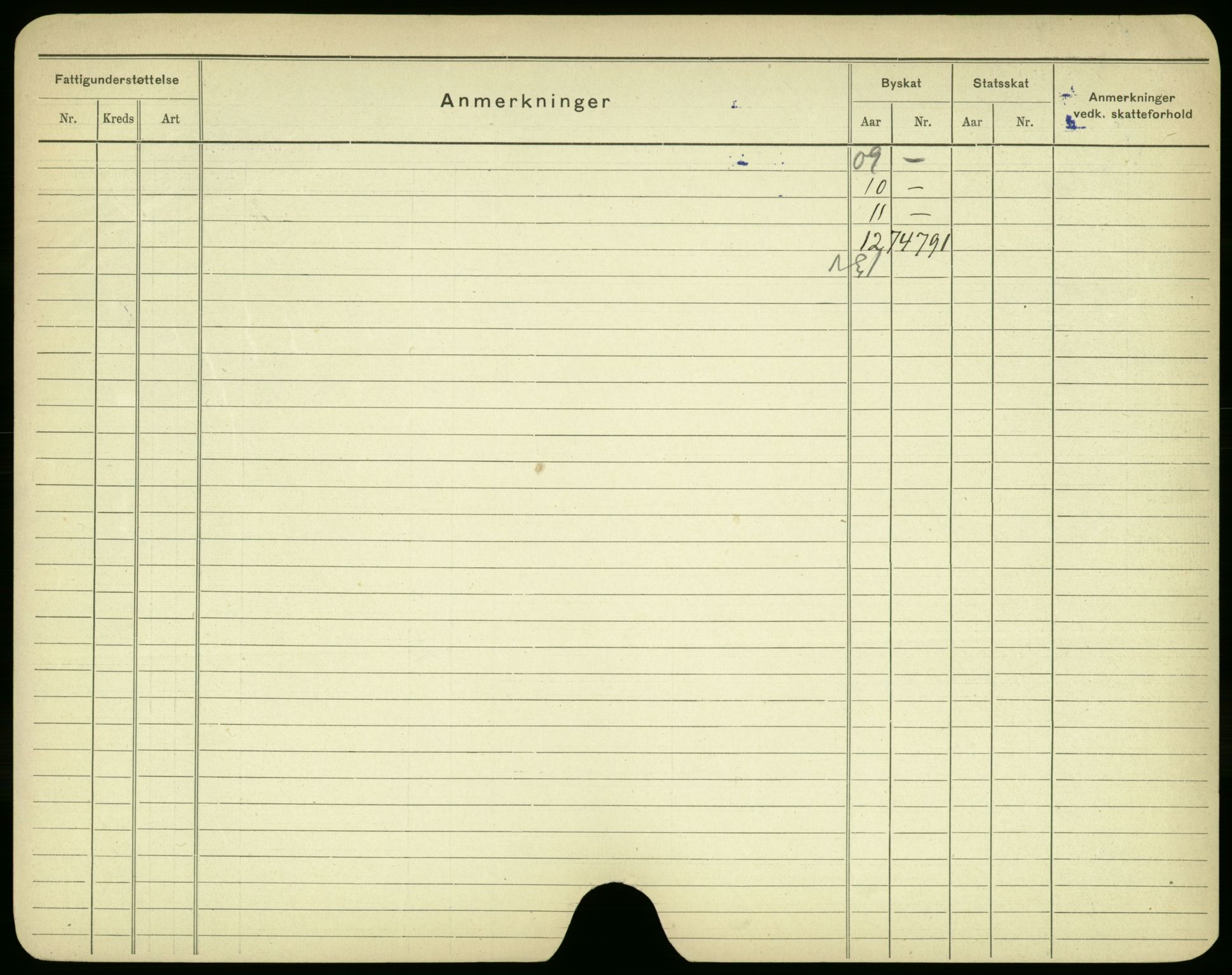 Oslo folkeregister, Registerkort, AV/SAO-A-11715/F/Fa/Fac/L0002: Menn, 1906-1914, s. 653b