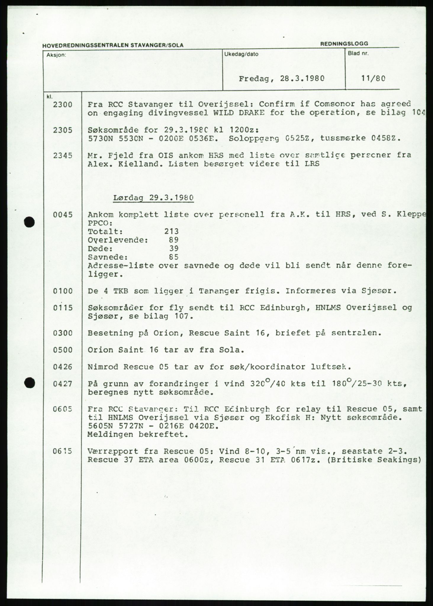 Justisdepartementet, Granskningskommisjonen ved Alexander Kielland-ulykken 27.3.1980, AV/RA-S-1165/D/L0017: P Hjelpefartøy (Doku.liste + P1-P6 av 6)/Q Hovedredningssentralen (Q0-Q27 av 27), 1980-1981, s. 552