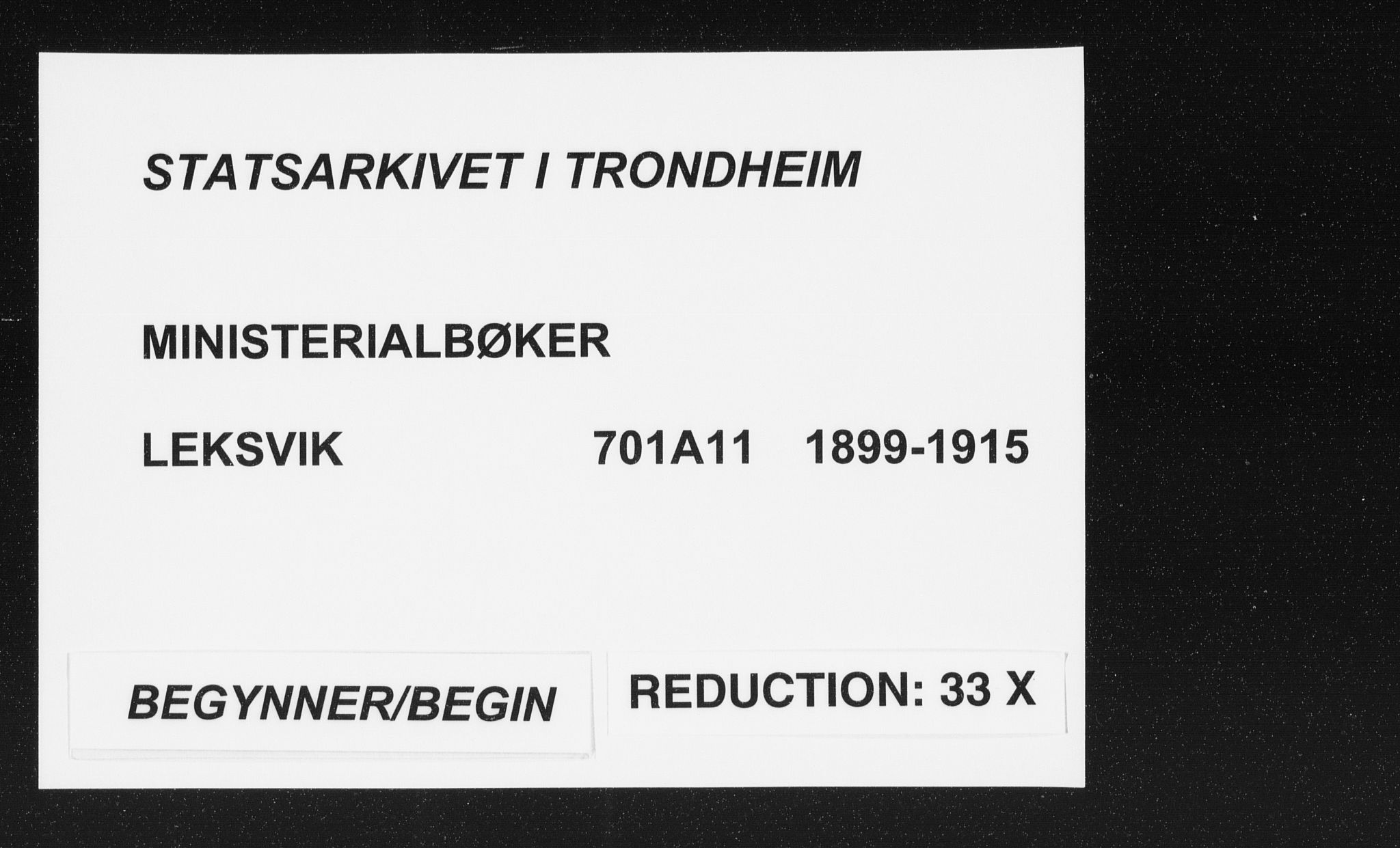 Ministerialprotokoller, klokkerbøker og fødselsregistre - Nord-Trøndelag, AV/SAT-A-1458/701/L0011: Ministerialbok nr. 701A11, 1899-1915