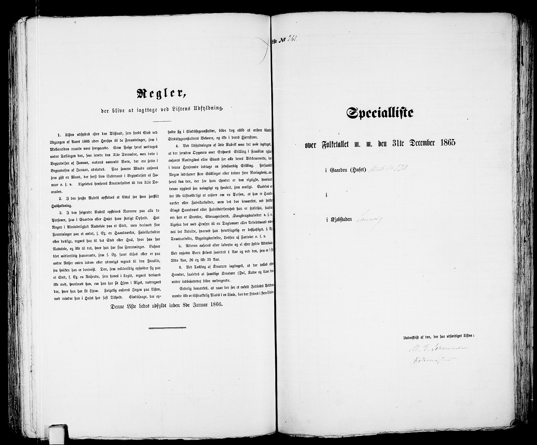 RA, Folketelling 1865 for 0707P Larvik prestegjeld, 1865, s. 540