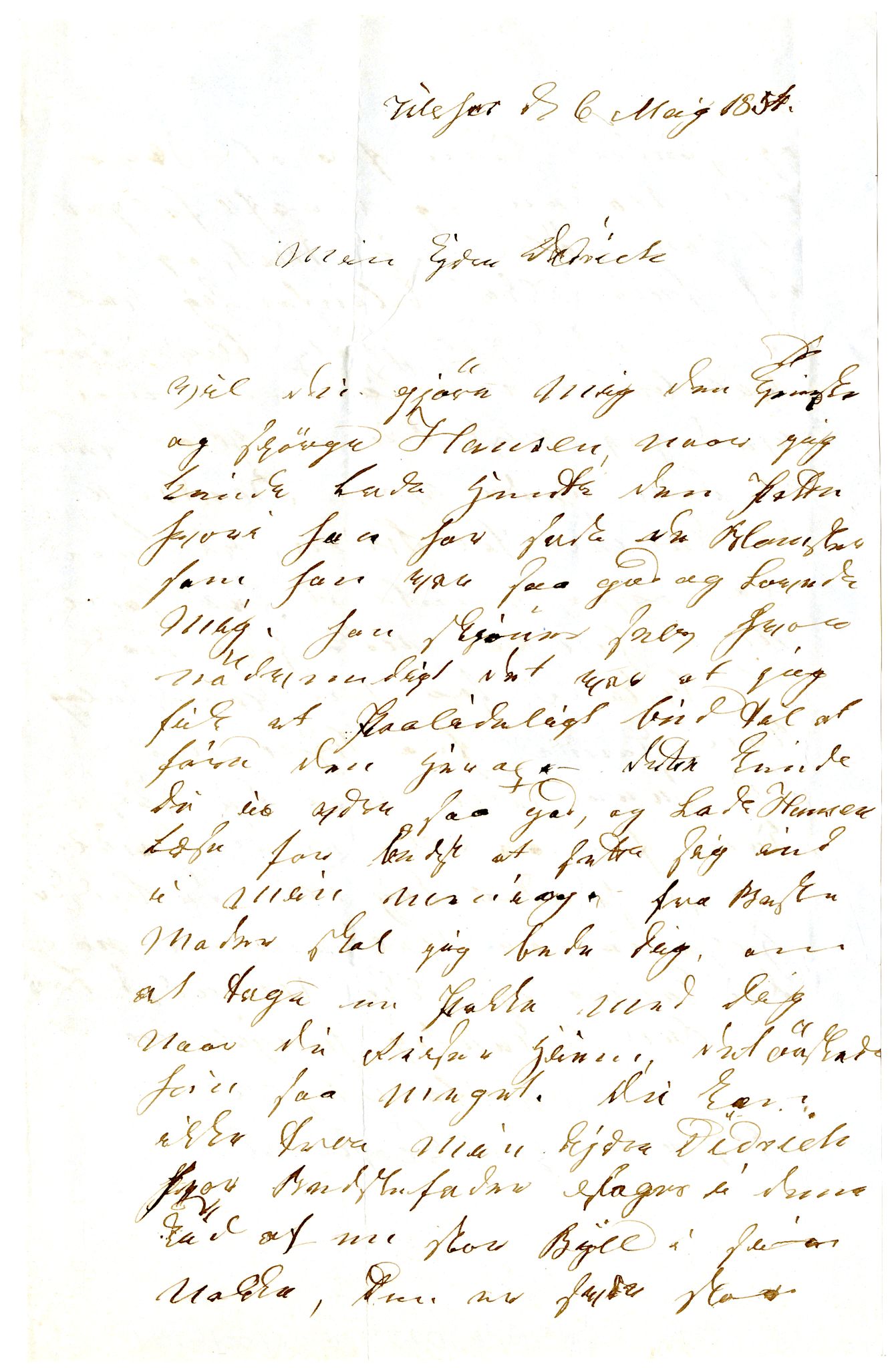 Diderik Maria Aalls brevsamling, NF/Ark-1023/F/L0002: D.M. Aalls brevsamling. B - C, 1799-1889, s. 58