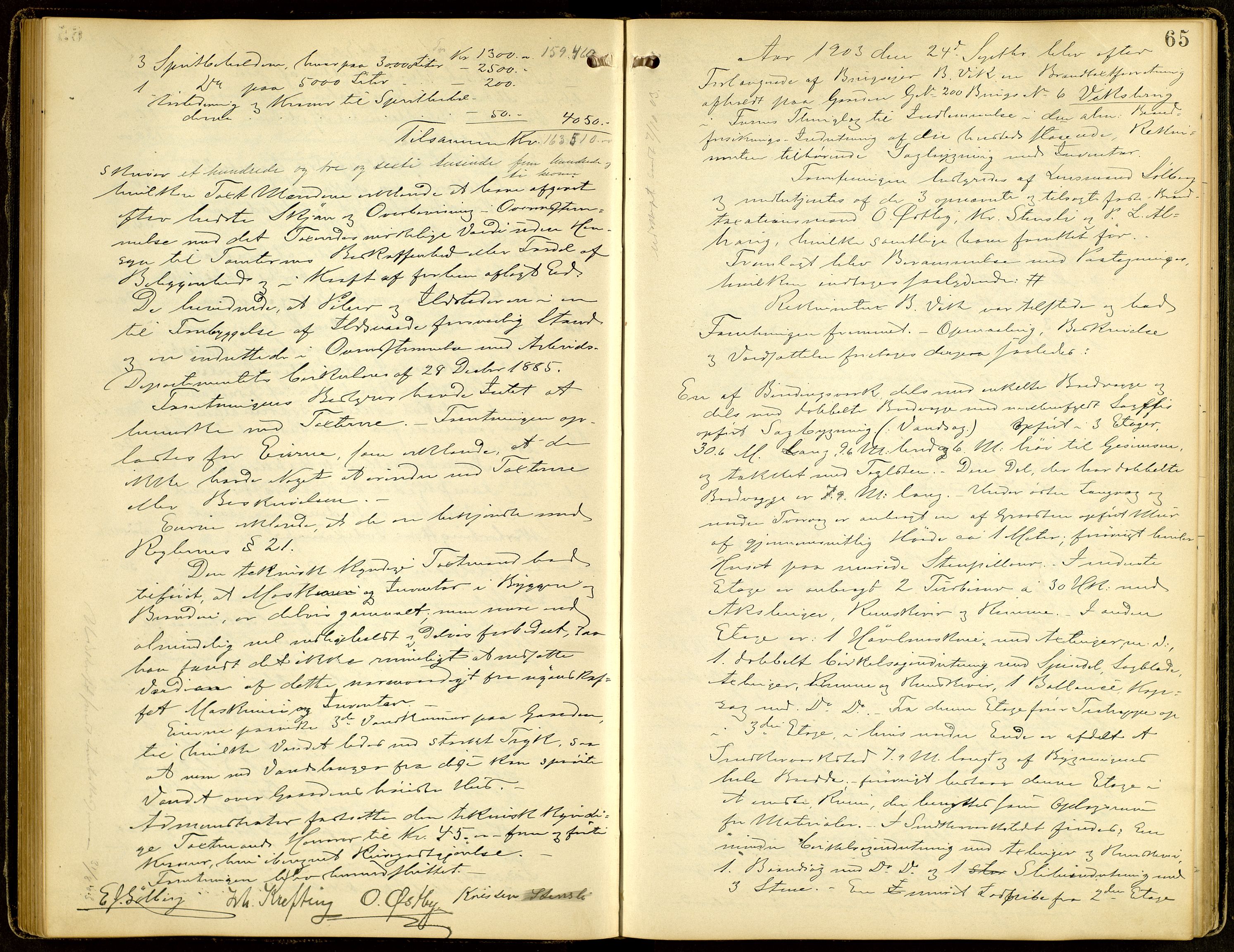 Norges Brannkasse, Furnes, AV/SAH-NBRANF-004/F/L0001: Branntakstprotokoll, 1895-1916, s. 64b-65a