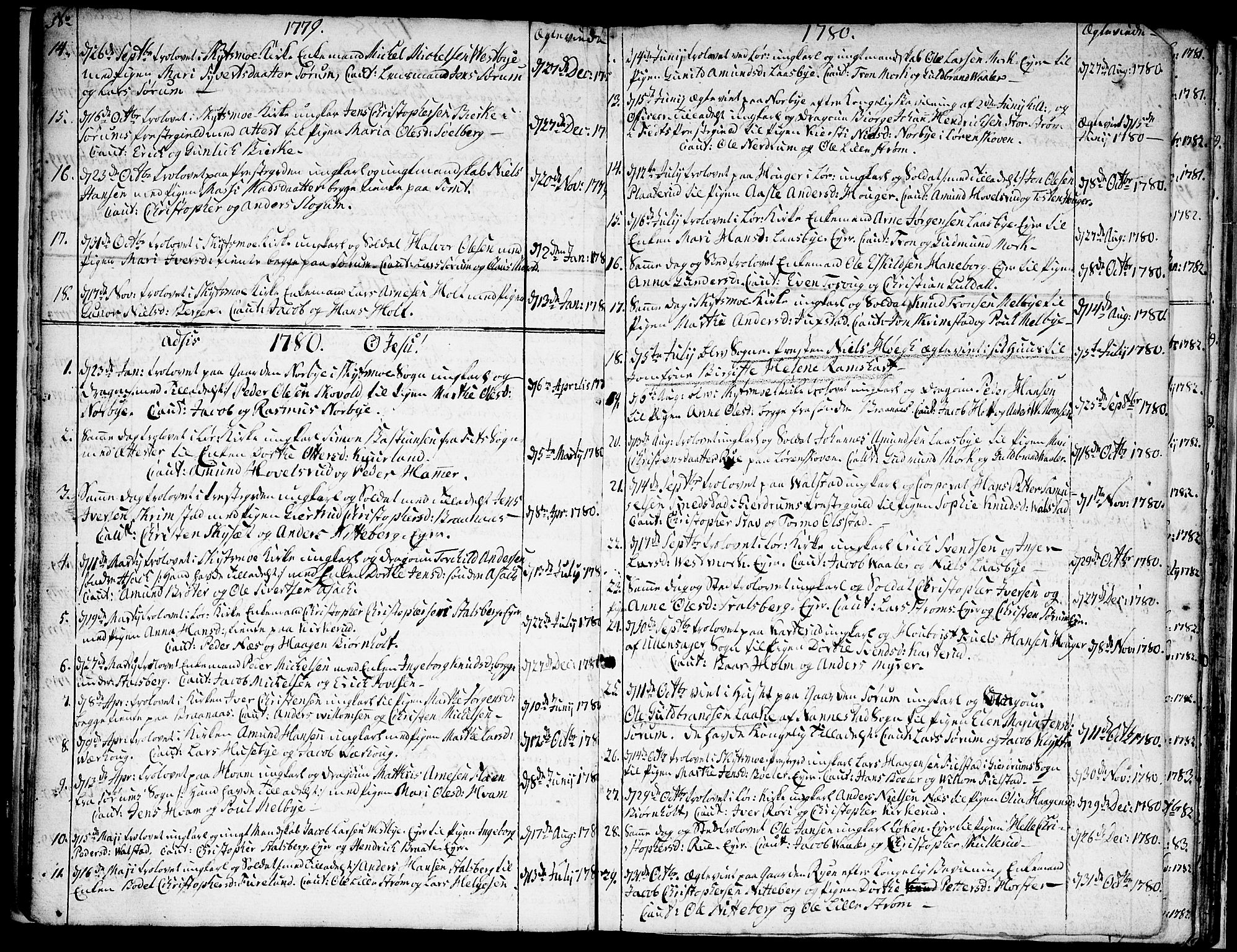 Skedsmo prestekontor Kirkebøker, AV/SAO-A-10033a/F/Fa/L0006: Ministerialbok nr. I 6, 1767-1807