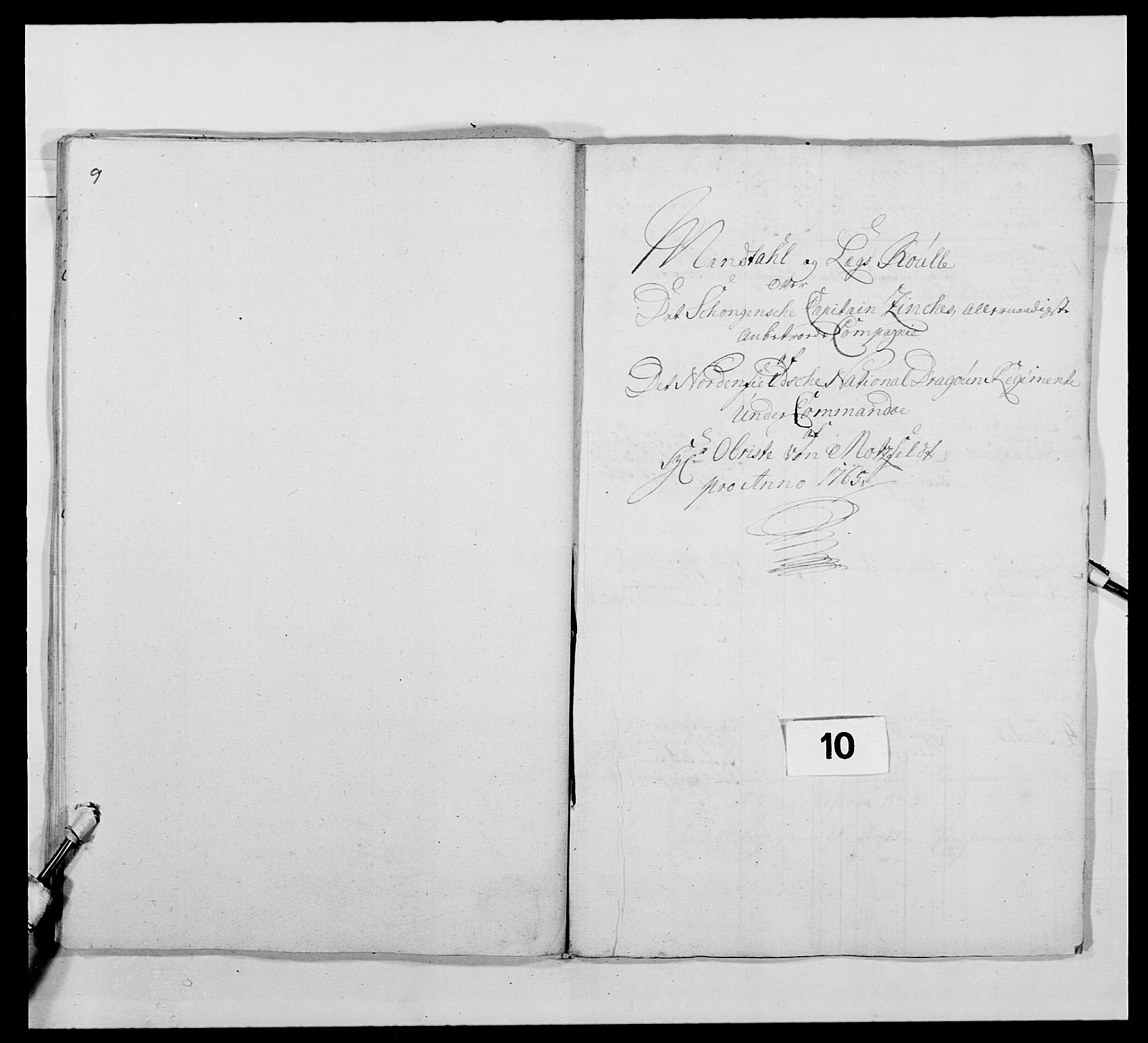 Kommanderende general (KG I) med Det norske krigsdirektorium, AV/RA-EA-5419/E/Ea/L0483: Nordafjelske dragonregiment, 1765-1767, s. 221