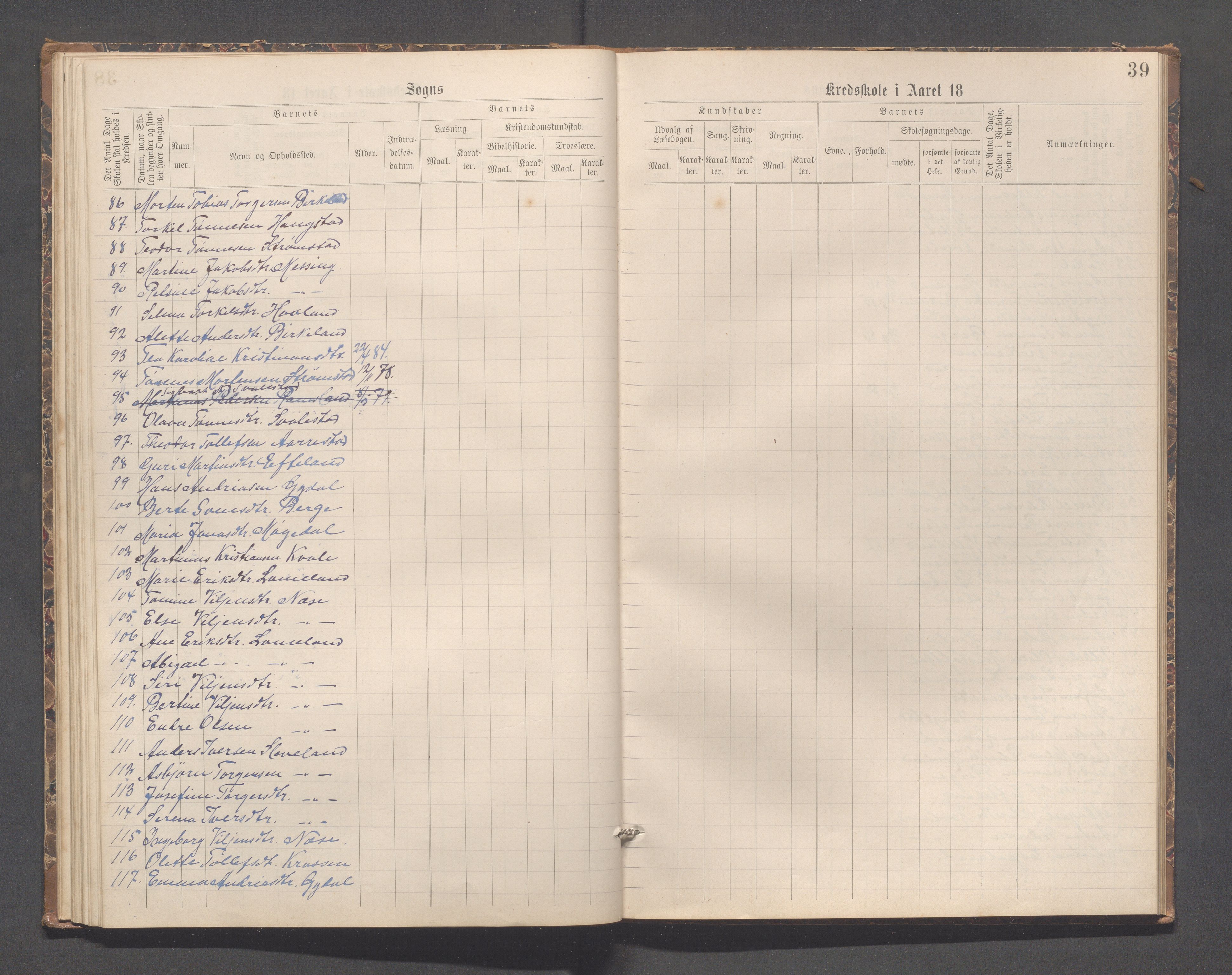 Helleland kommune - Skolekommisjonen/skolestyret, IKAR/K-100486/H/L0007: Skoleprotokoll - Ramsland, Møgedal, Bruland, 1889-1908, s. 40