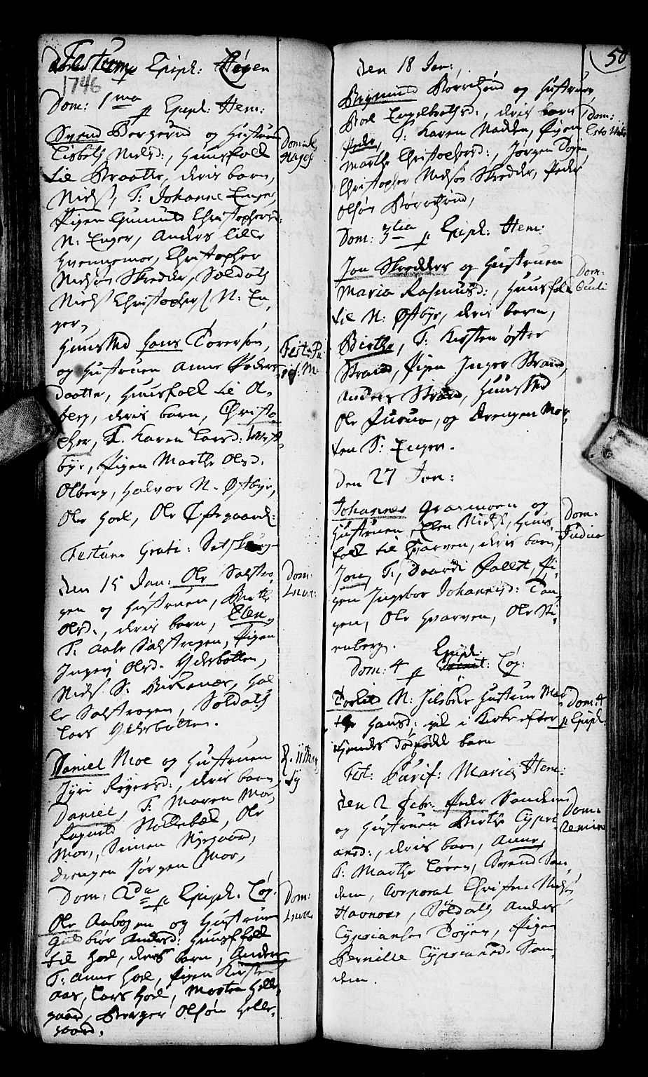 Høland prestekontor Kirkebøker, AV/SAO-A-10346a/F/Fa/L0003: Ministerialbok nr. I 3, 1739-1756, s. 50