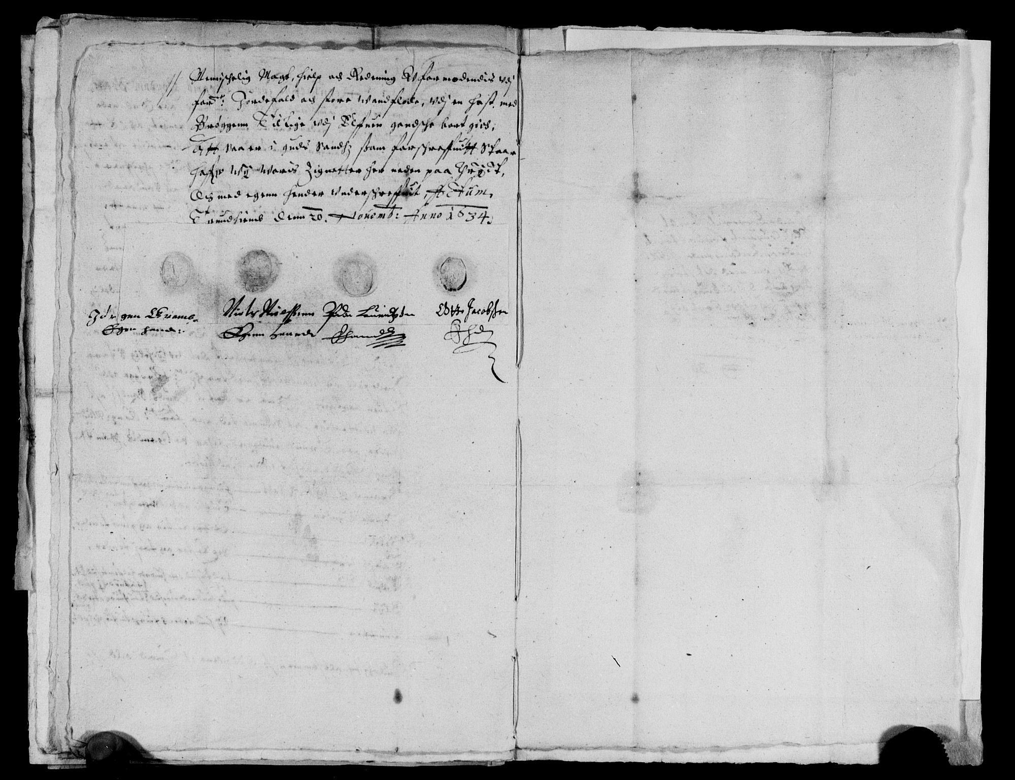 Rentekammeret inntil 1814, Reviderte regnskaper, Lensregnskaper, AV/RA-EA-5023/R/Rb/Rbw/L0054: Trondheim len, 1634-1635