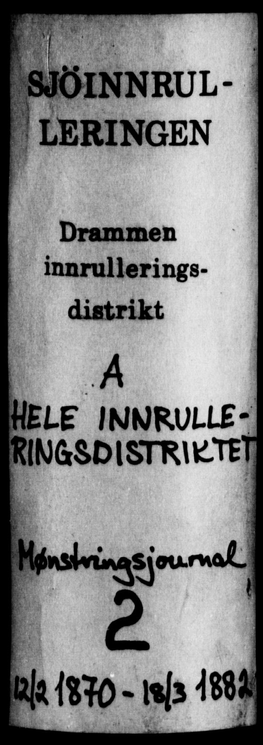 Drammen innrulleringsdistrikt, SAKO/A-781/H/Ha/L0002: Mønstringsjournal, 1870-1882, s. 1