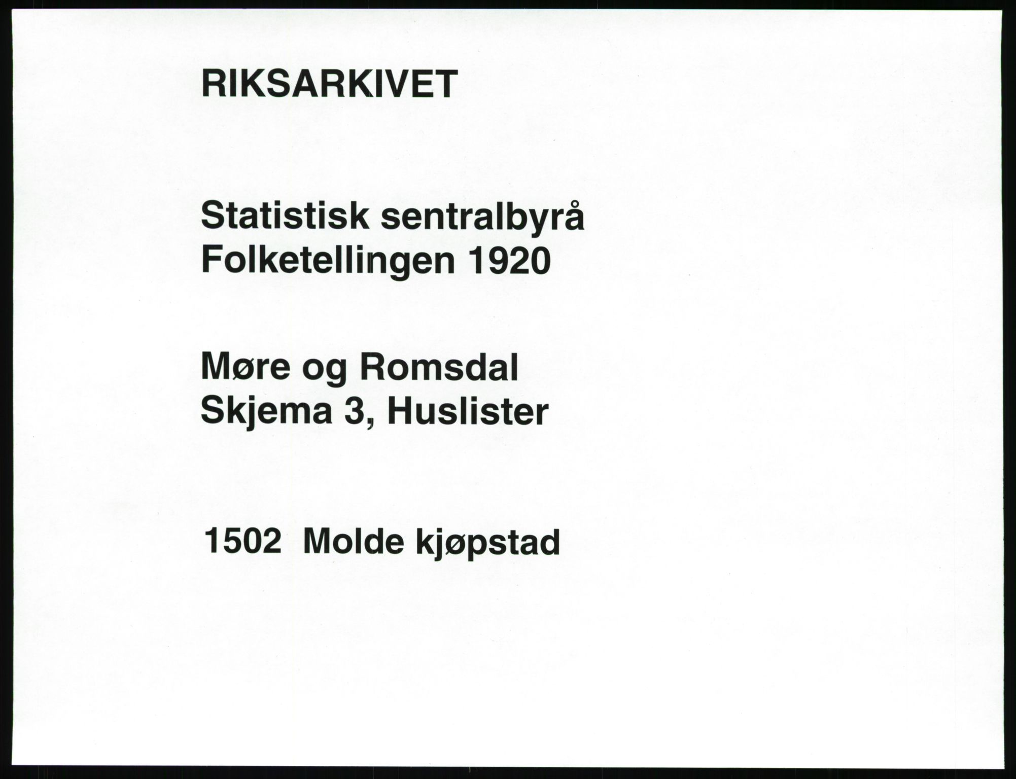 SAT, Folketelling 1920 for 1502 Molde kjøpstad, 1920, s. 21