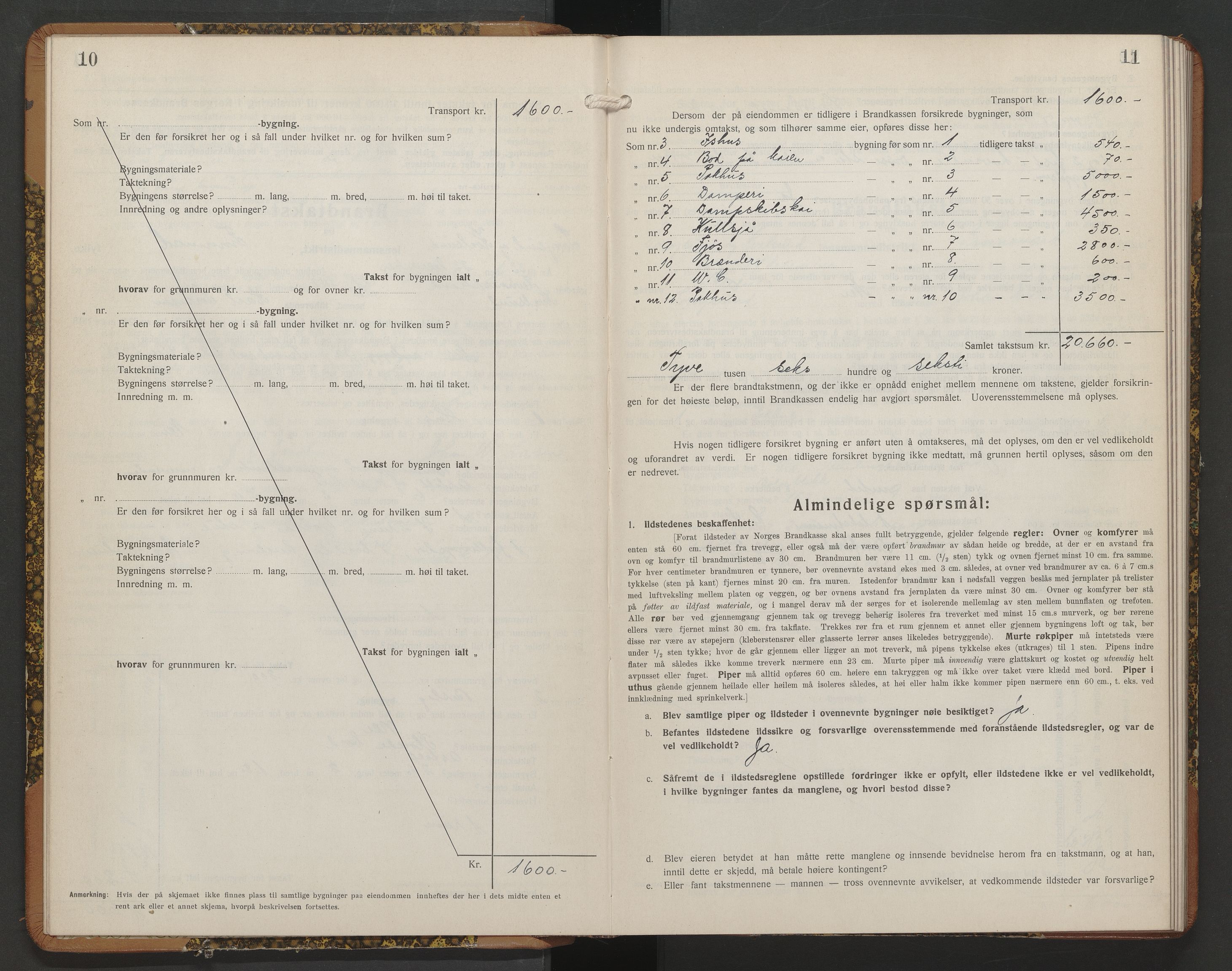 Sørøysund og Kvalsund lensmannskontor, AV/SATØ-SATO-151/1/Fl/L0018: Branntakstprotokoll - Sørøysund og Kvalsund, 1930-1933