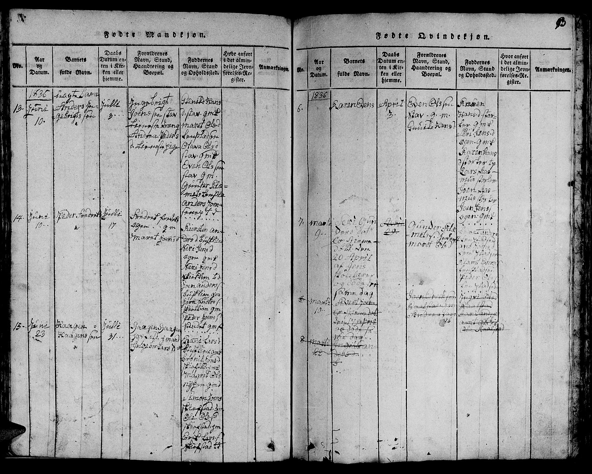 Ministerialprotokoller, klokkerbøker og fødselsregistre - Sør-Trøndelag, SAT/A-1456/613/L0393: Klokkerbok nr. 613C01, 1816-1886, s. 93