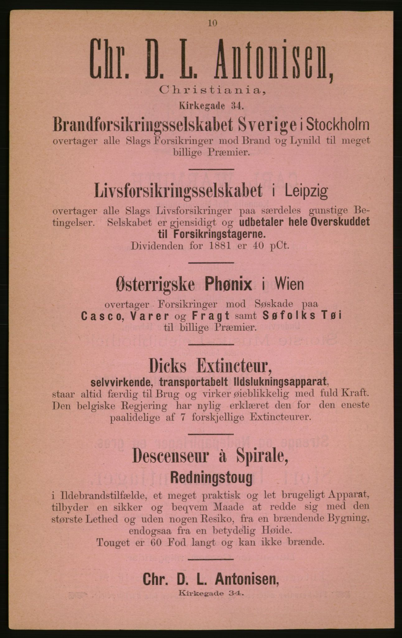 Kristiania/Oslo adressebok, PUBL/-, 1882, s. 10