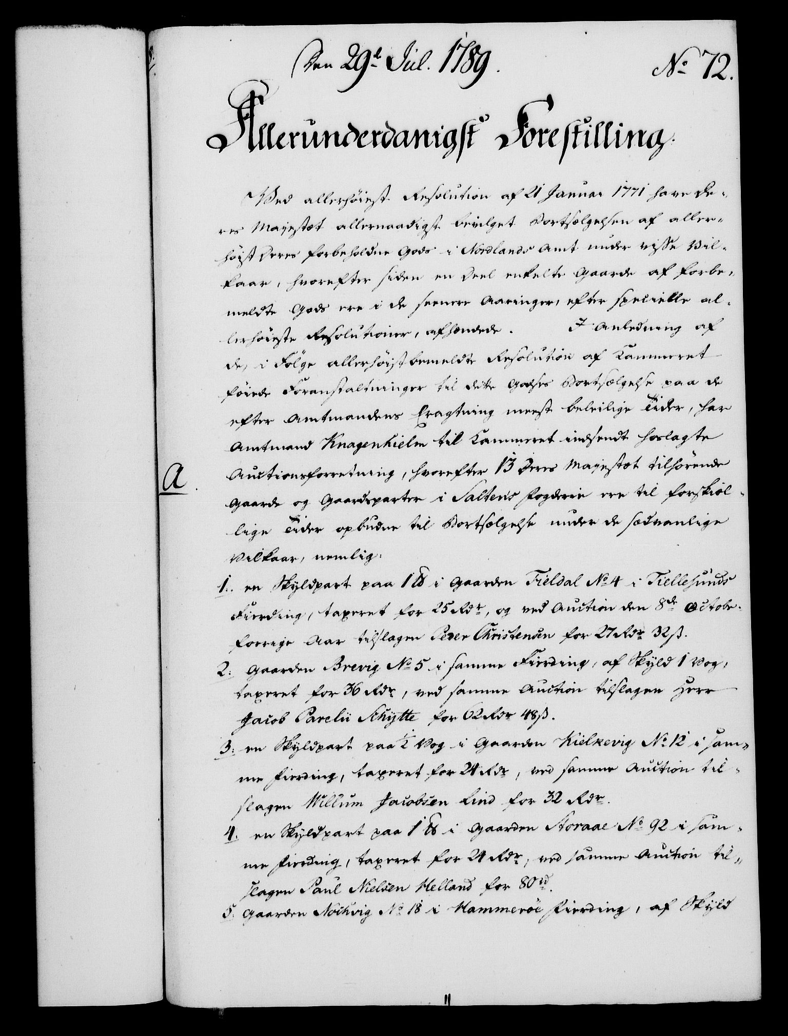 Rentekammeret, Kammerkanselliet, RA/EA-3111/G/Gf/Gfa/L0071: Norsk relasjons- og resolusjonsprotokoll (merket RK 52.71), 1789, s. 414