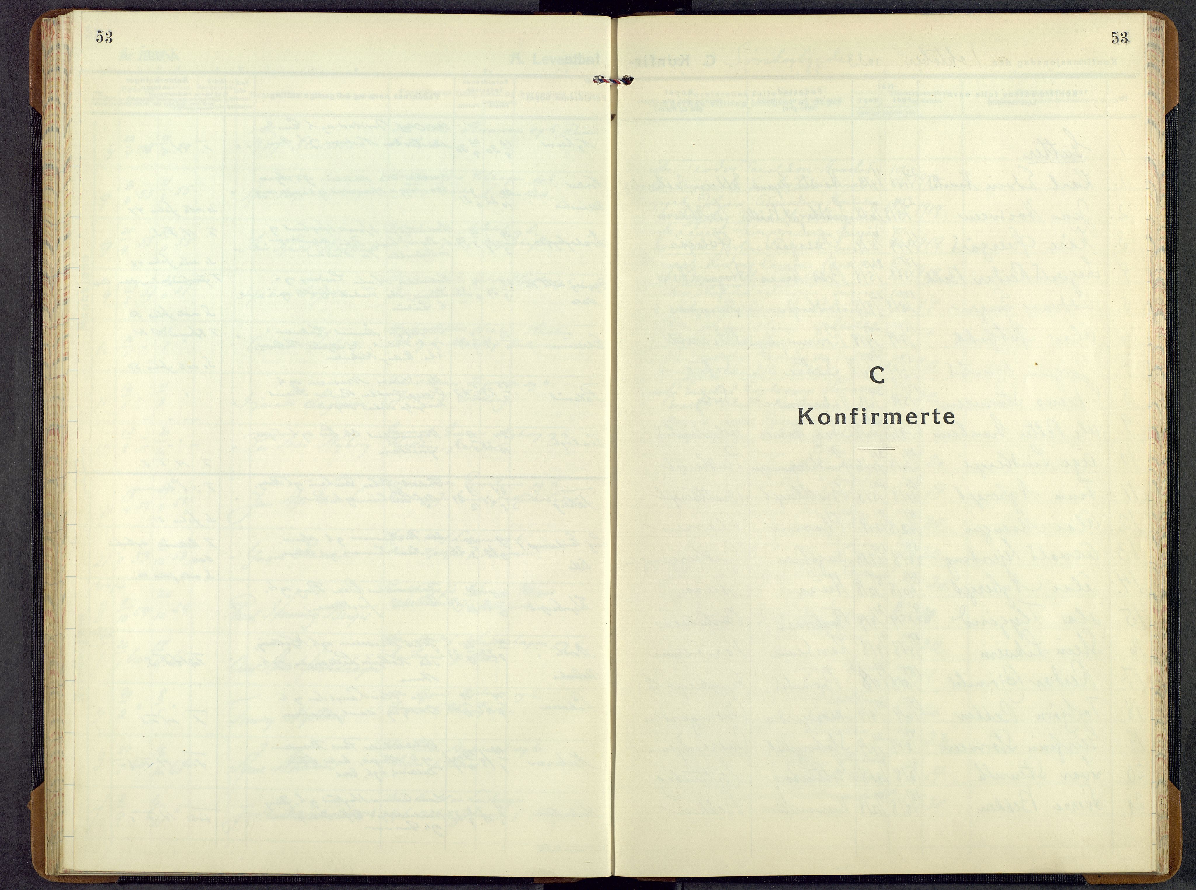 Elverum prestekontor, AV/SAH-PREST-044/H/Ha/Hab/L0018: Klokkerbok nr. 18, 1934-1960, s. 53