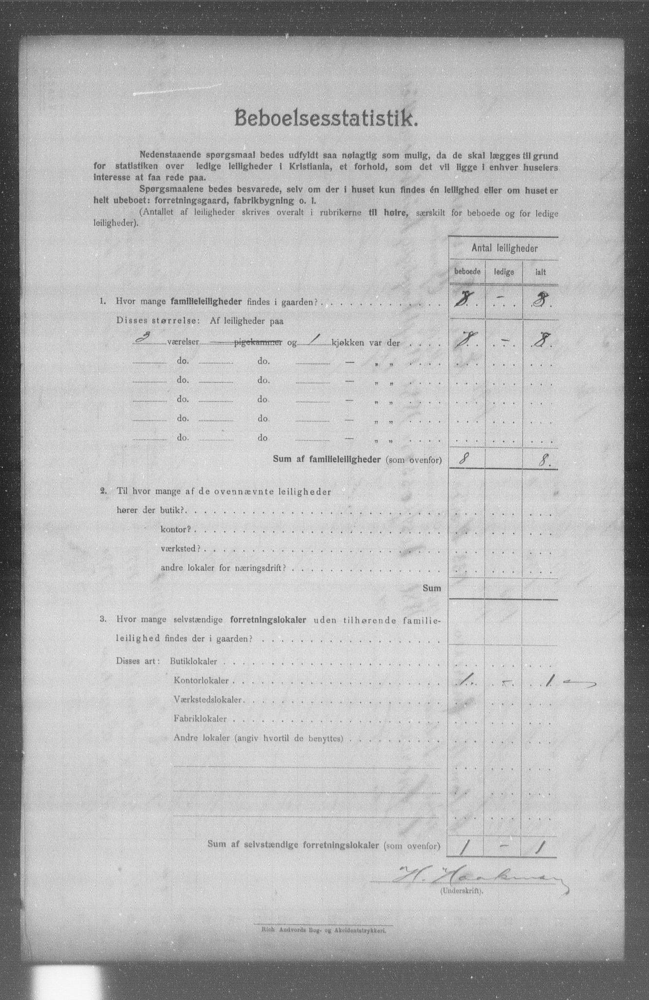 OBA, Kommunal folketelling 31.12.1904 for Kristiania kjøpstad, 1904, s. 12983