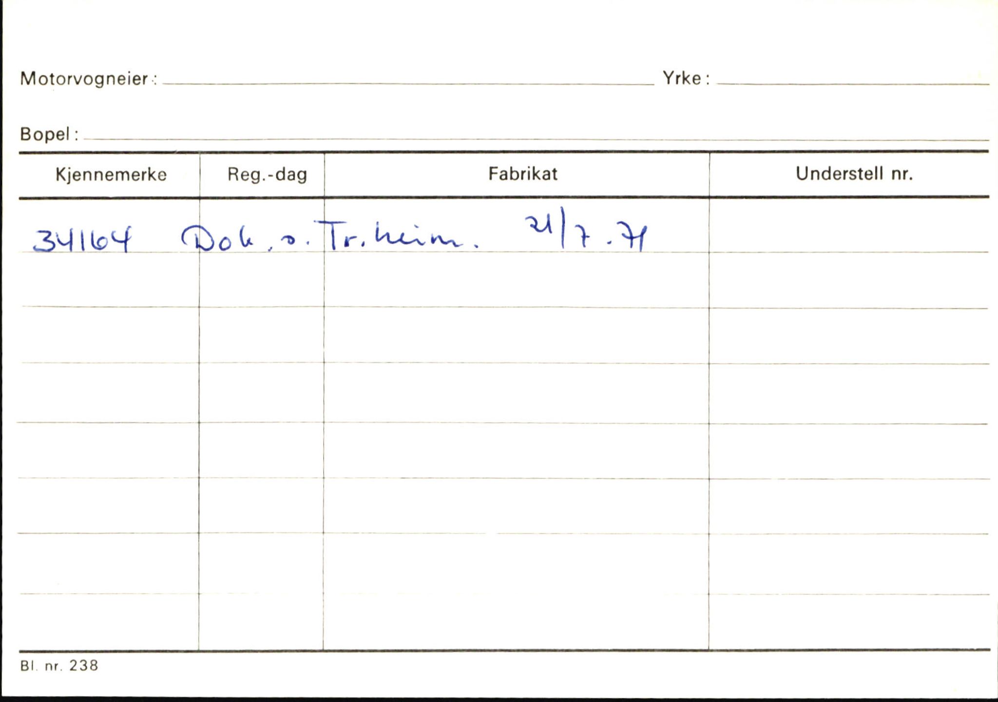 Statens vegvesen, Sogn og Fjordane vegkontor, SAB/A-5301/4/F/L0146: Registerkort Årdal R-Å samt diverse kort, 1945-1975, s. 307