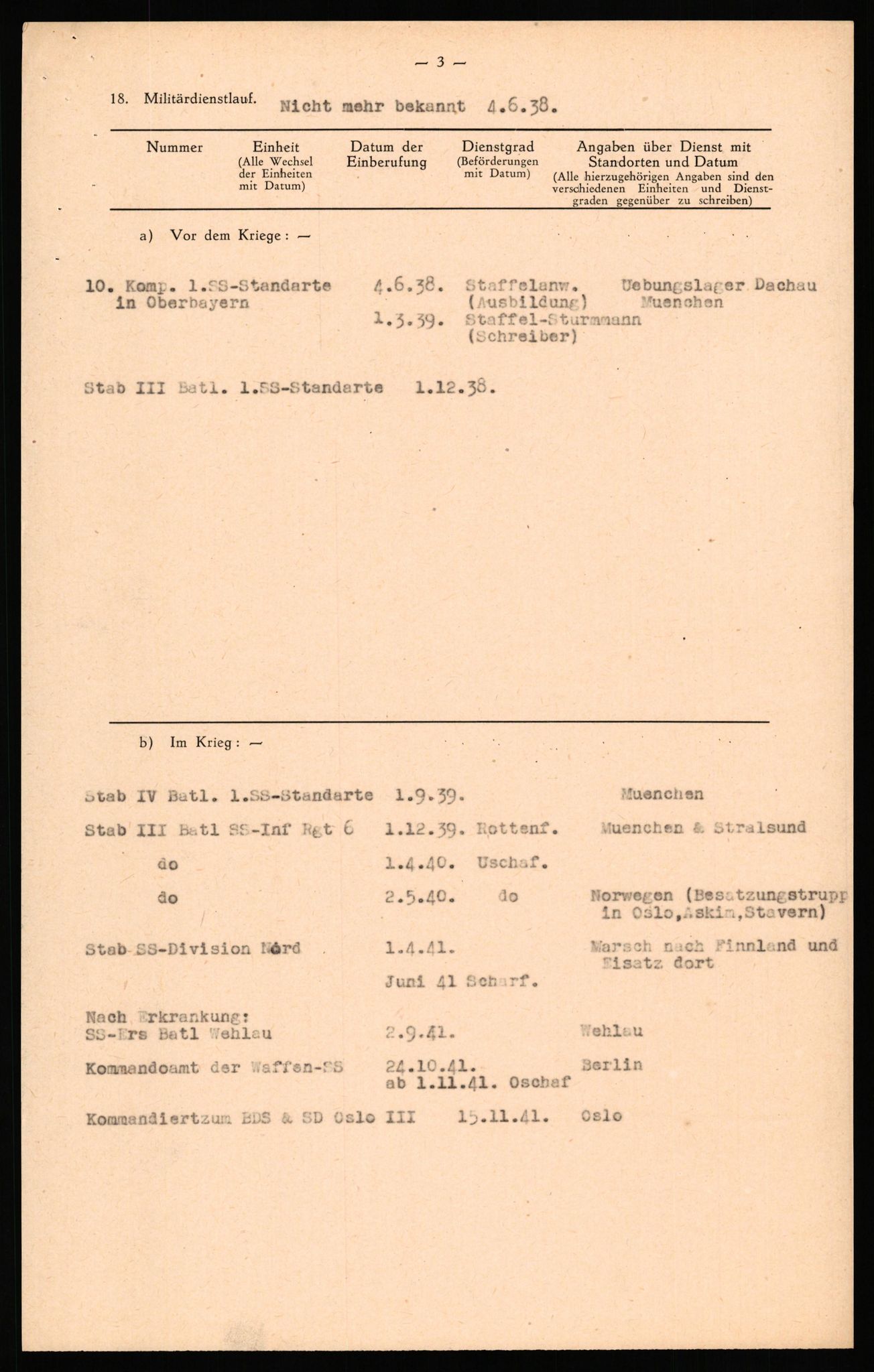 Forsvaret, Forsvarets overkommando II, AV/RA-RAFA-3915/D/Db/L0039: CI Questionaires. Tyske okkupasjonsstyrker i Norge. Østerrikere., 1945-1946, s. 350